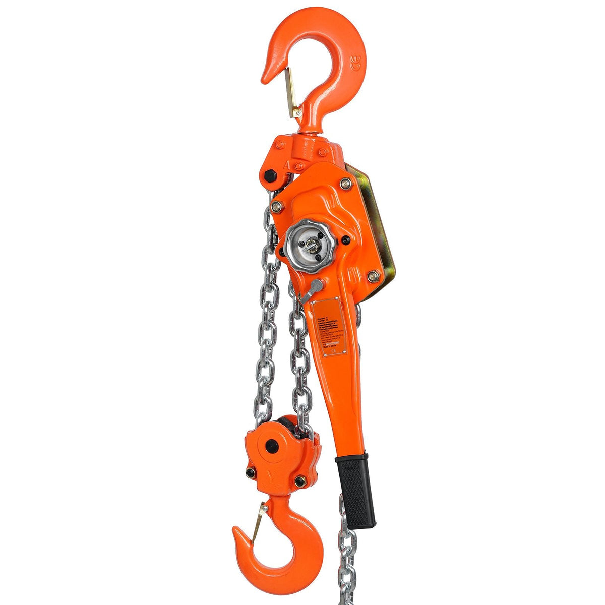 Manual Lever Chain Hoist, 6 Ton 13200 lbs Capacity 20 FT Come Along, G80 Galvanized Carbon Steel with Weston Double-Pawl Brake, Auto Chain Leading & 360° Rotation Hook, for Garage Factory Dock