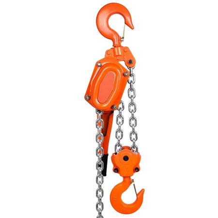 Manual Lever Chain Hoist, 6 Ton 13200 lbs Capacity 20 FT Come Along, G80 Galvanized Carbon Steel with Weston Double-Pawl Brake, Auto Chain Leading & 360° Rotation Hook, for Garage Factory Dock