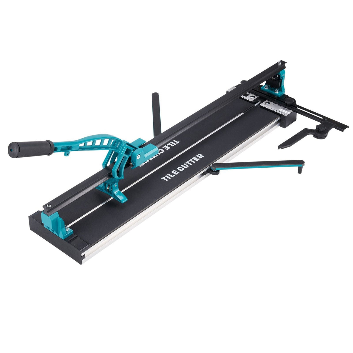 Manual Tile Cutter, 40 inch, Porcelain Ceramic Tile Cutter with Tungsten Carbide Cutting Wheel, Infrared Positioning, Anti-Skid Feet, Durable Rails for professional installers or beginners