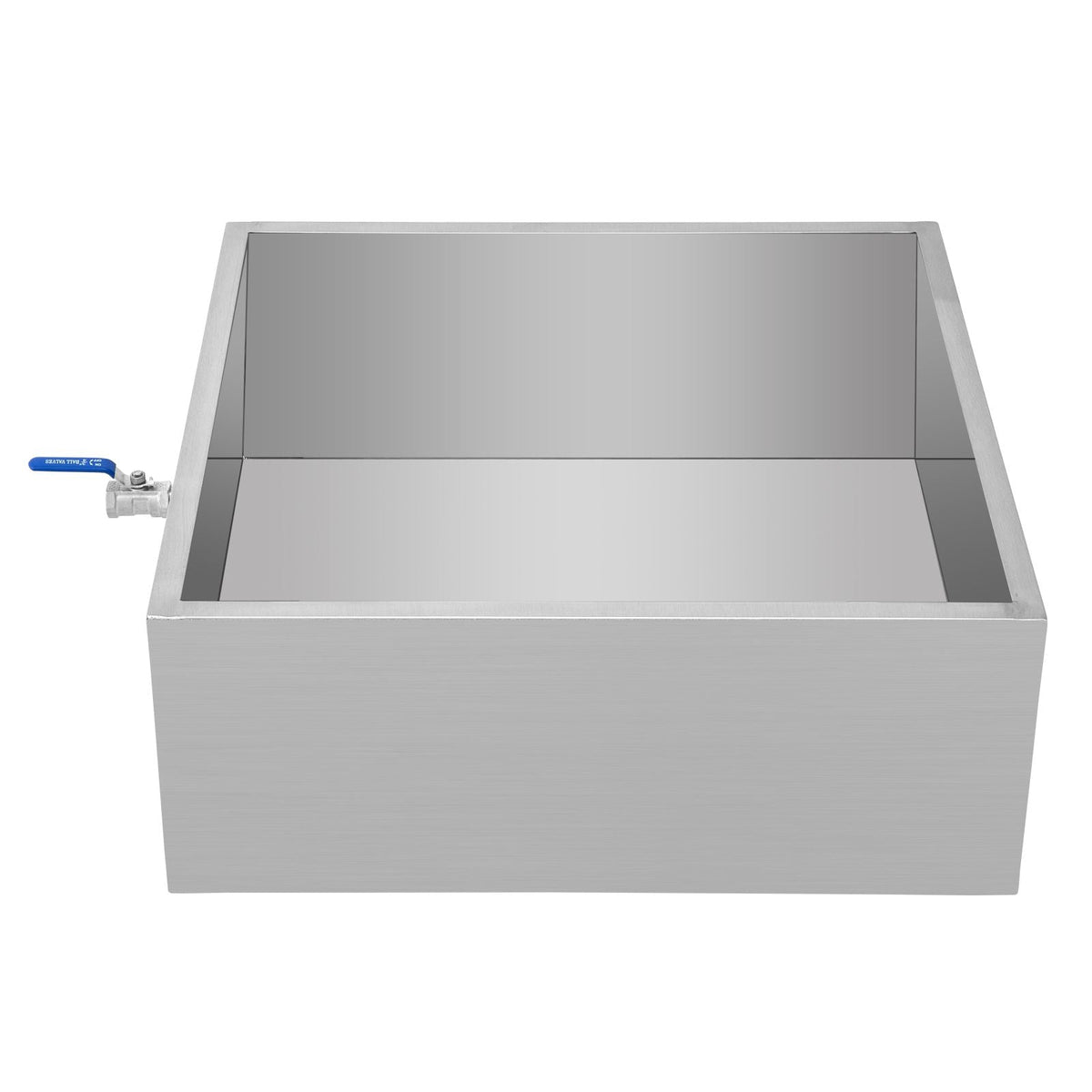 Maple Syrup Evaporator Pan 24x24x9.5 Inch Stainless Steel Maple Syrup Boiling Pan with Valve