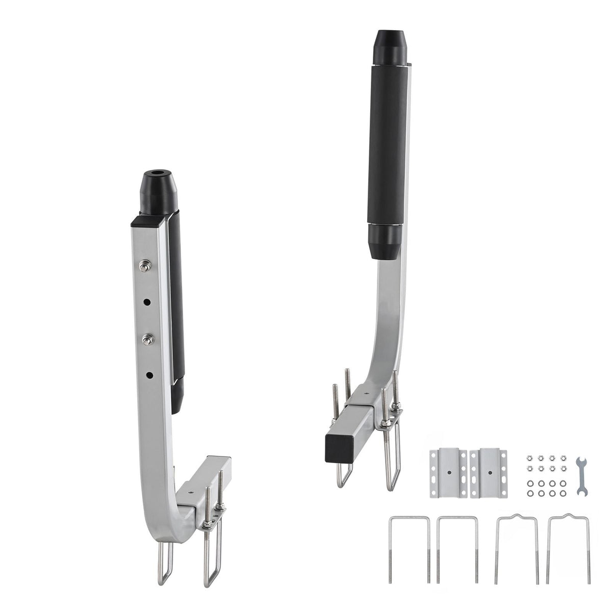 Marine Trailer Guide Set, 20.5' Flexibly Adjustable Poles, Pair of Steel Anti-Rust Guides, Durable Roller Support for Ski, Fishing, or Sailboat Trailers 2024