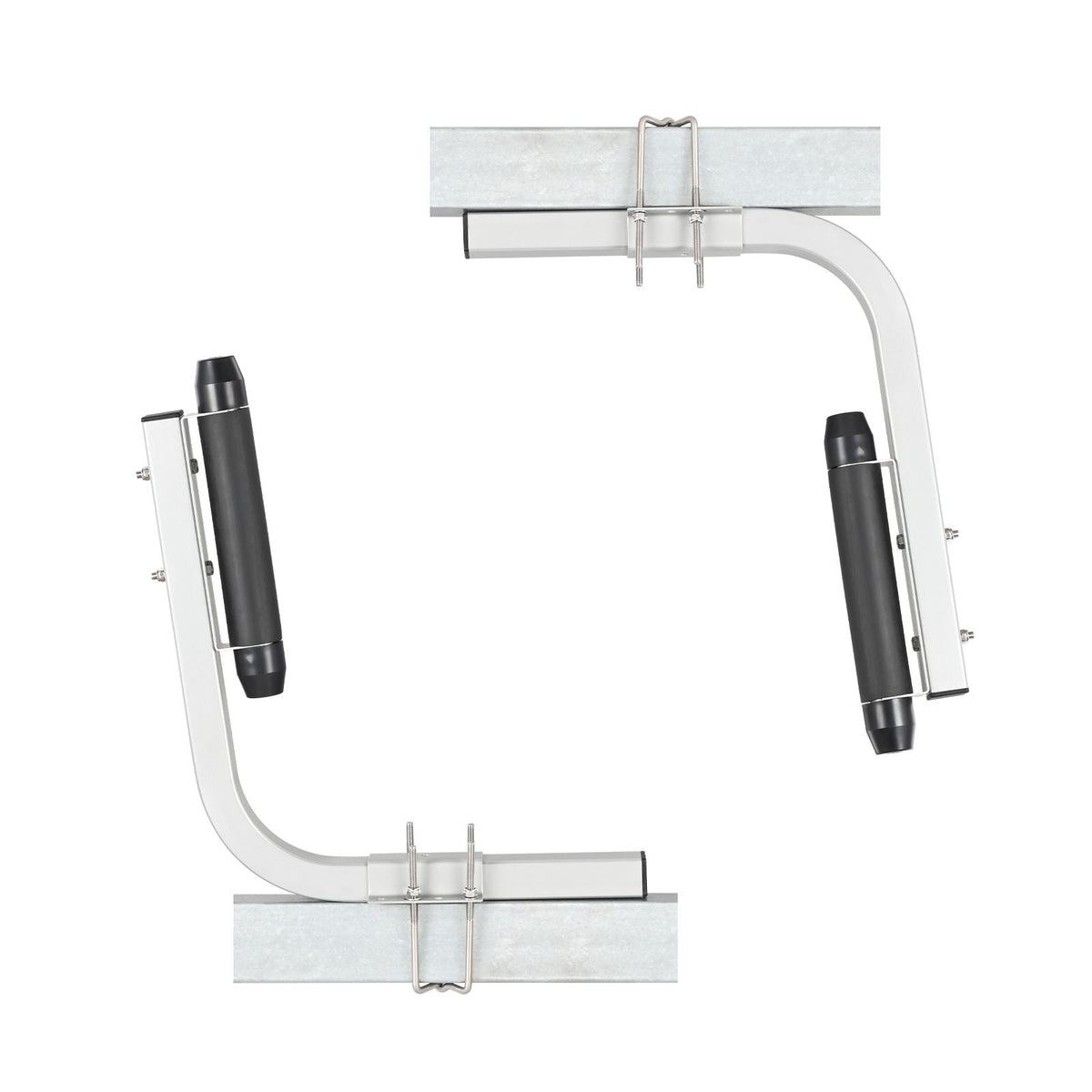 Marine Trailer Guide Set, 20.5' Flexibly Adjustable Poles, Pair of Steel Anti-Rust Guides, Durable Roller Support for Ski, Fishing, or Sailboat Trailers 2024