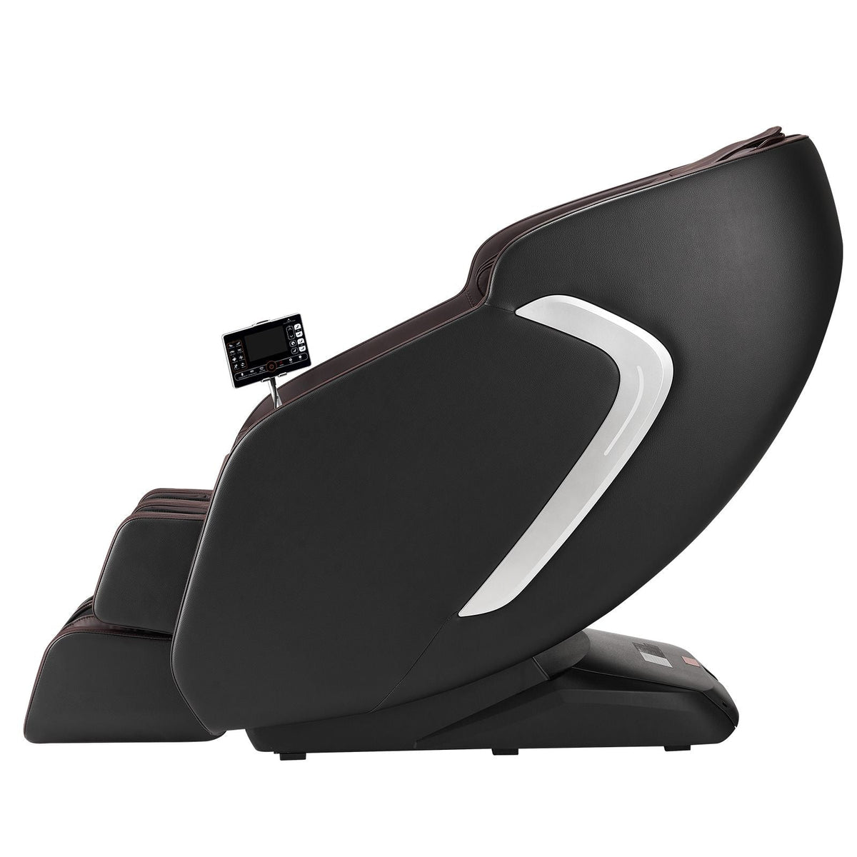 Massage Chair, 4D Full Body Zero Gravity Recliner with SL Track, Yoga Stretch, AI Voice Control, Heat, Foot Roller, Retractable Pedal, 36 Airbags, LCD, Armrest Controls, Rolling Base