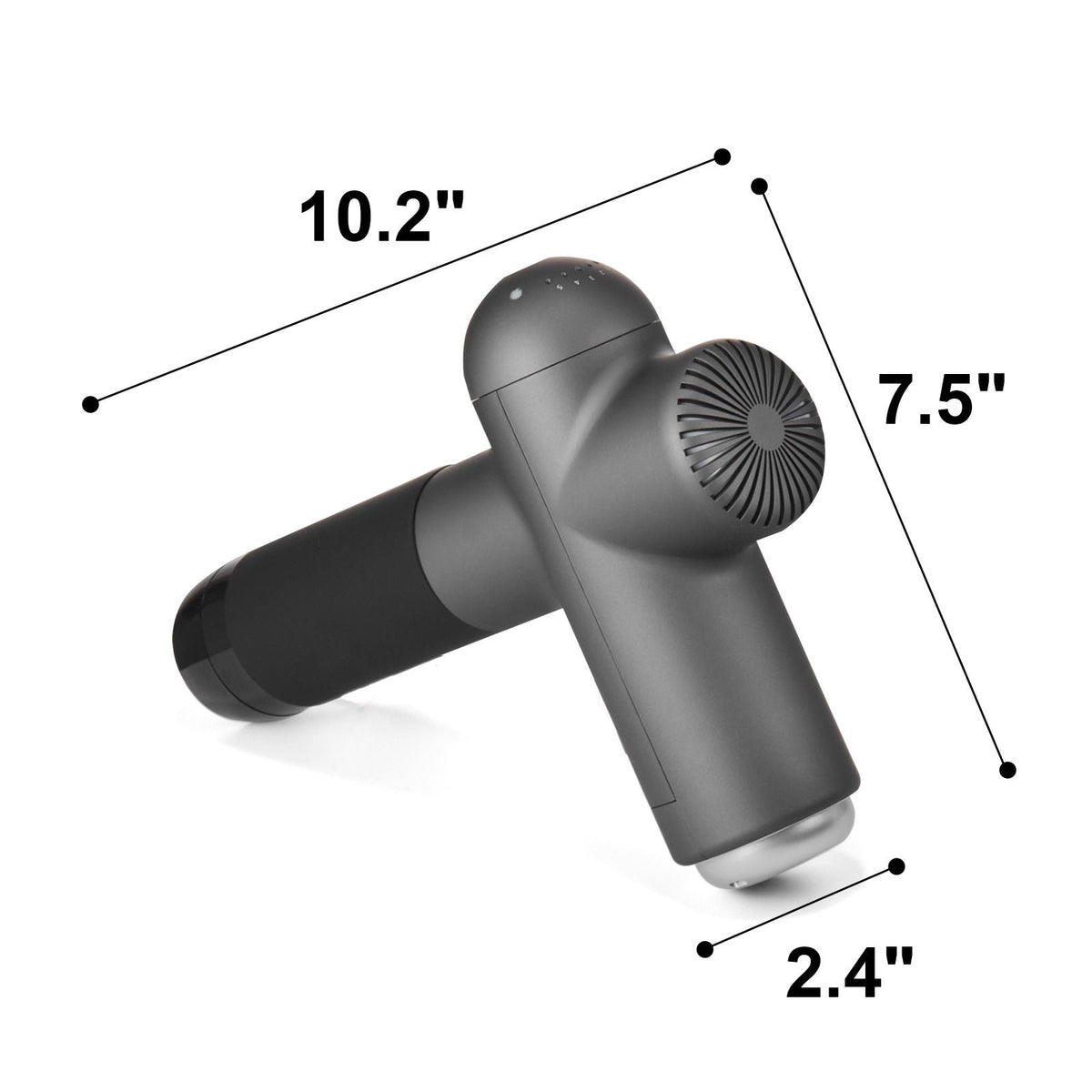 Massage Gun Deep Tissue, Muscle Percussion Massage Gun for Athletes, Handheld Massage Gun for Pain Relief, Muscle Relaxation - with 8 Speed Levels & 6 Massage Heads, 24V 2500mAh