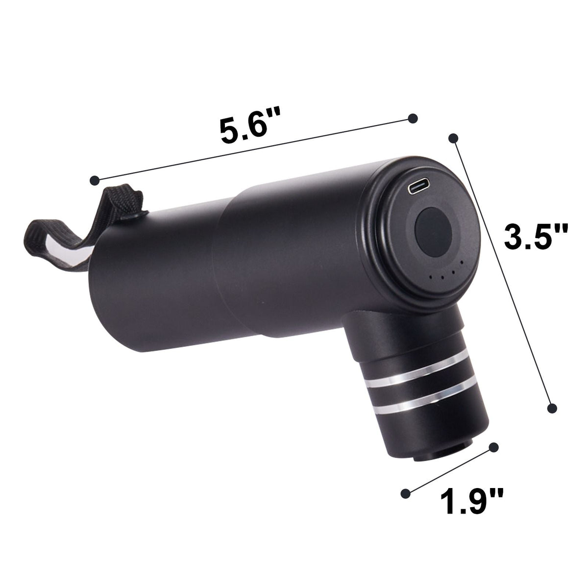 Massage Gun Deep Tissue, Percussion Mini Muscle Massage Gun for Athletes - with 4 Speed Levels & 4 Massage Heads, 12V 2500mAh Batteries, Handheld Massage Gun for Pain Relief, Muscle Relaxation