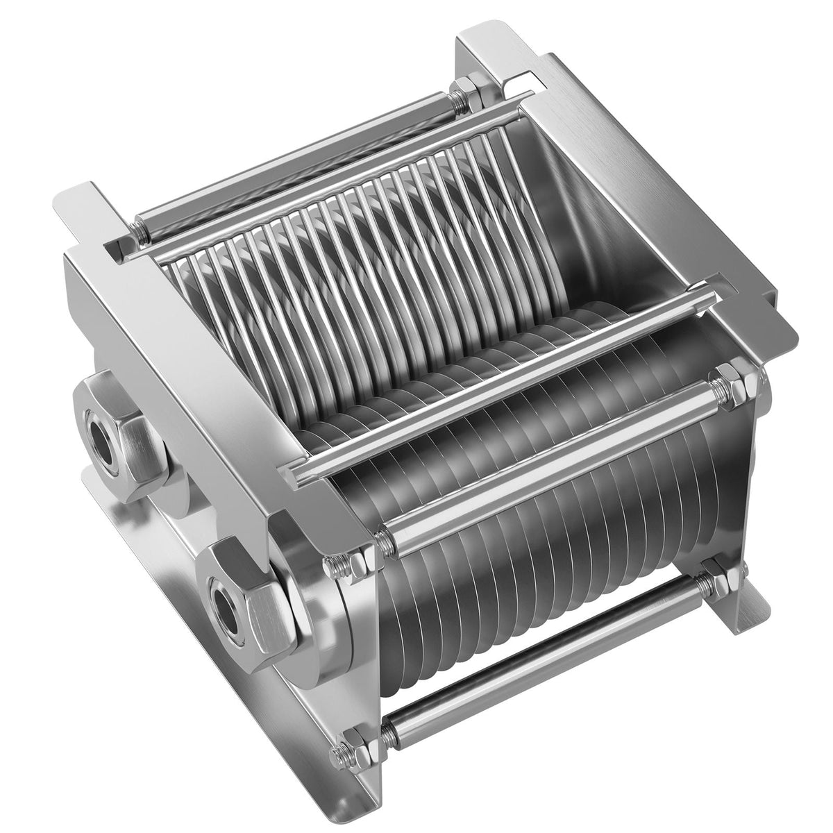 Meat Cutter Machine Blade, 5 mm Blade for Commercial Meat Cutter, One Set Blade for SJY-DQ90 Meat Cutting Machine, Stainless Steel, Cutter Slicer Blade Set for Boneless Meat, Soft Vegetables