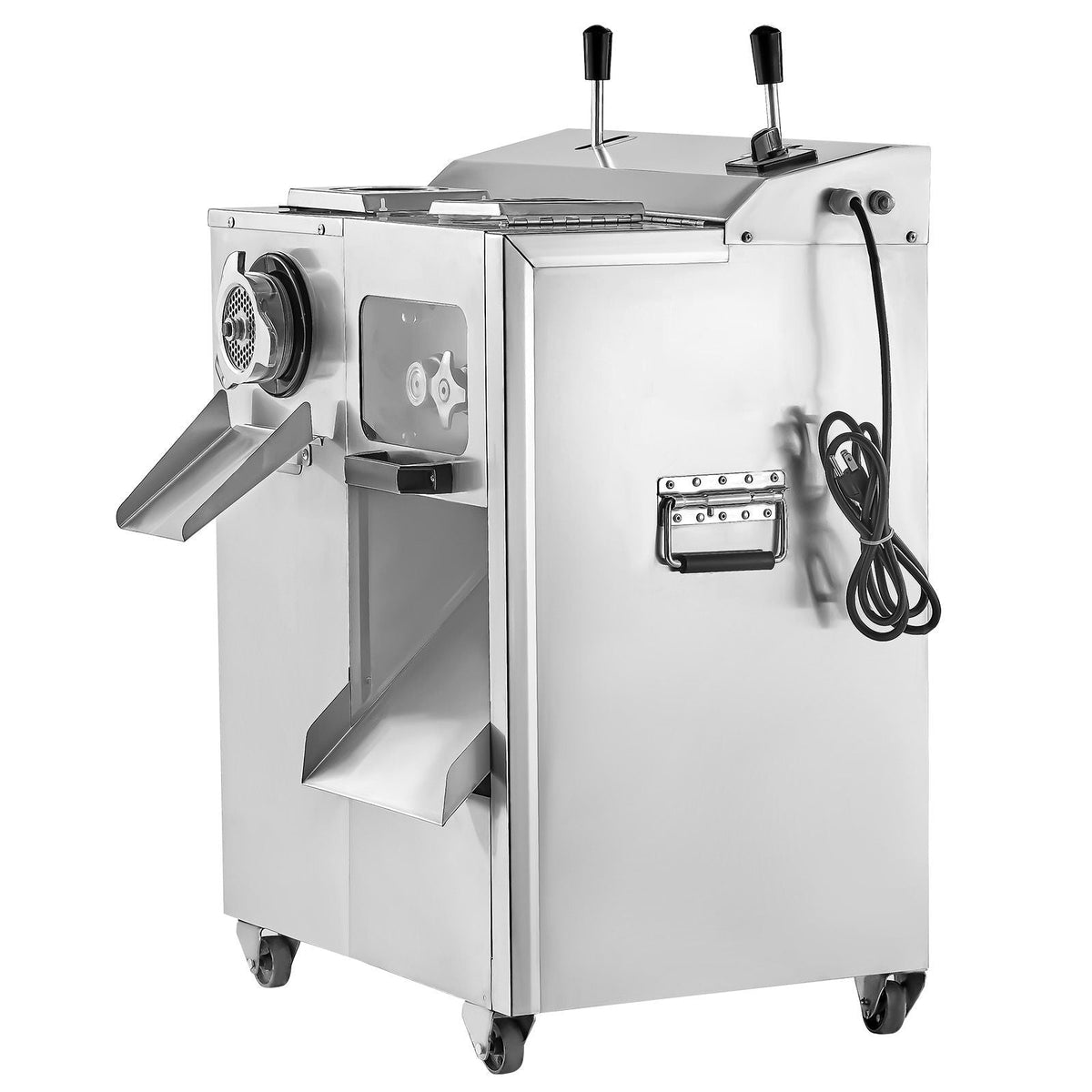 Meat Grinder, 14 Lbs/Min Electric Meat Grinder, Slicer, Sausage Stuffer with Blade, Grinding Plate, Sausage Maker, Stainless Steel Meat Mincer Cabinet for Slice Shred Dice, Restaurant Butcher