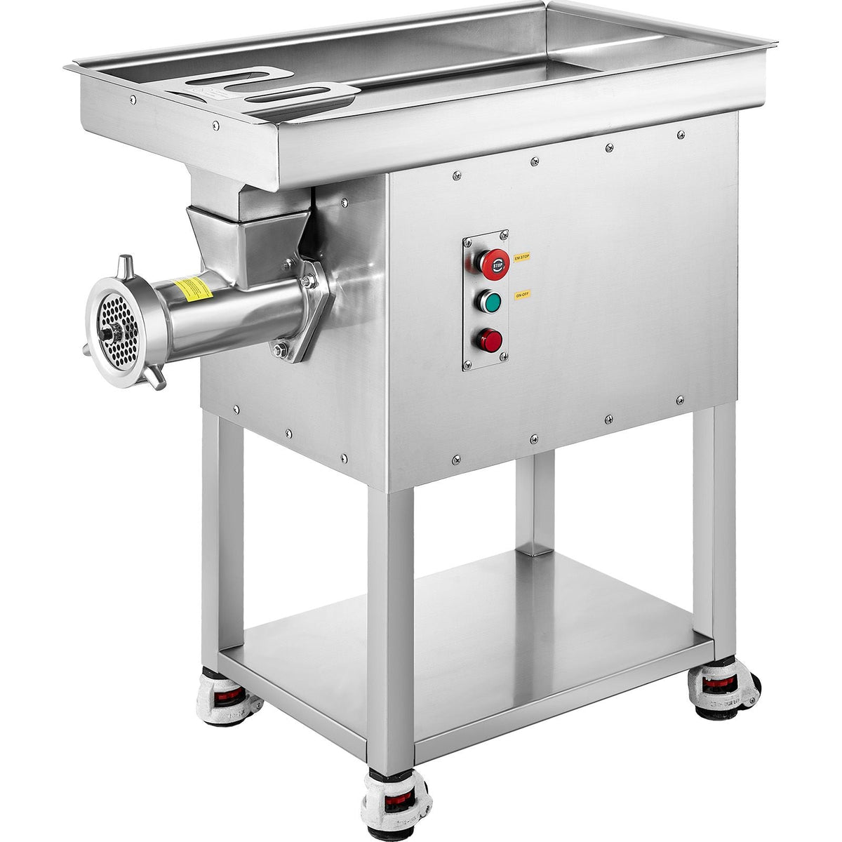 Meat Grinder, 22 Lbs/Min Capacity Electric Meat Grinders w/ Blade, Grinding Plate, Sausage Maker, Stainless Steel Commercial Meat Mincer for Kitchen Restaurant Butcher Store