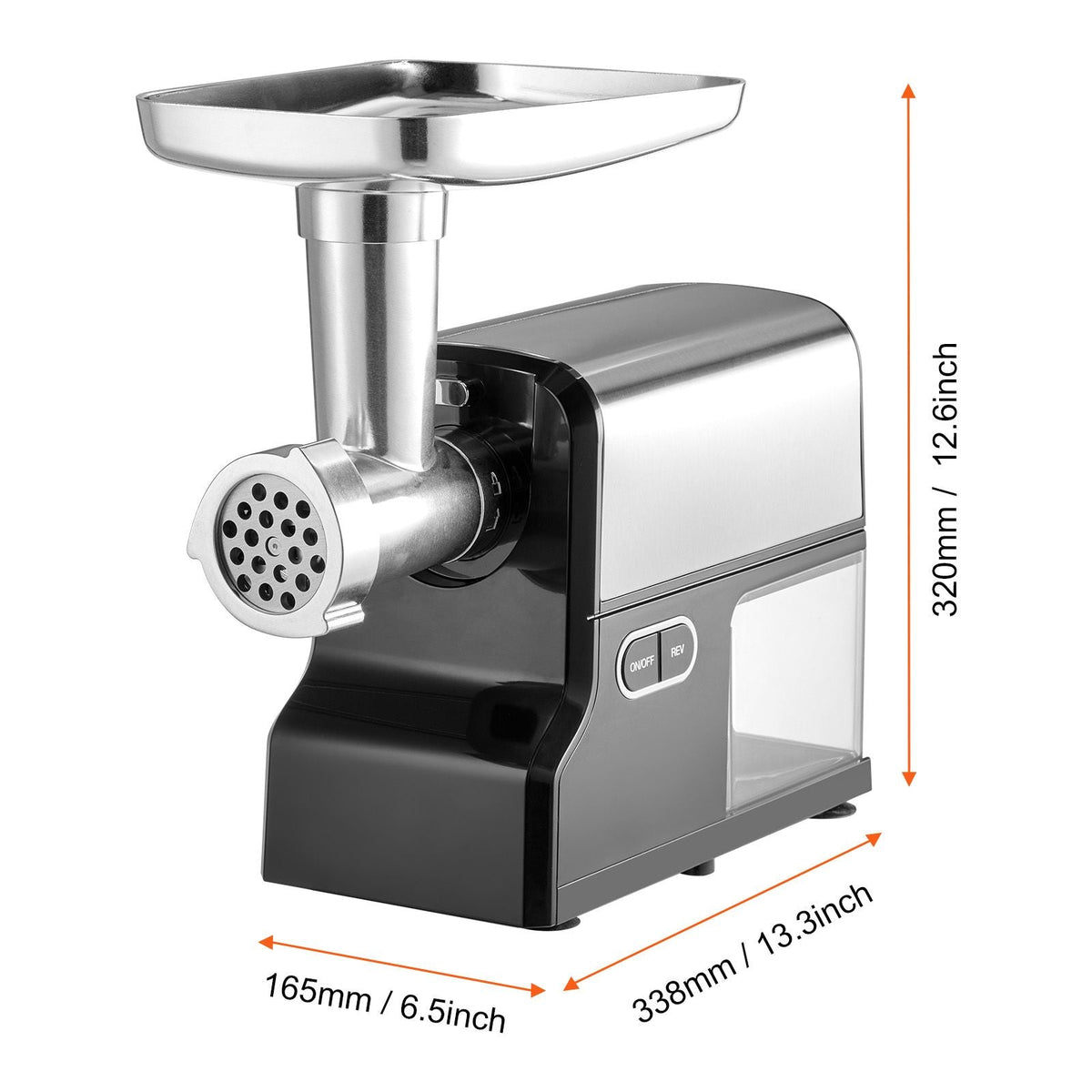 Meat Grinder, 4.2 Lbs/Min Capacity Electric Meat Grinders with Blade, Grinding Plate, Sausage Maker, Kubbe Kit, Stainless Steel Meat Mincer for Home Kitchen