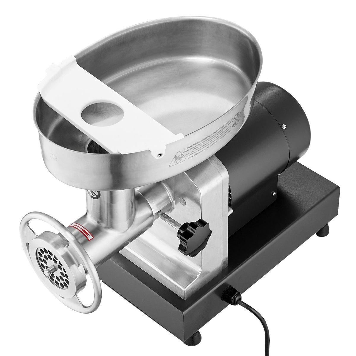 Meat Grinder, 6 Lbs/Min Capacity Electric Meat Grinders with Blade, Grinding Plate, Sausage Maker, Stainless Steel Commercial Meat Mincer for Kitchen Restaurant Butcher Store