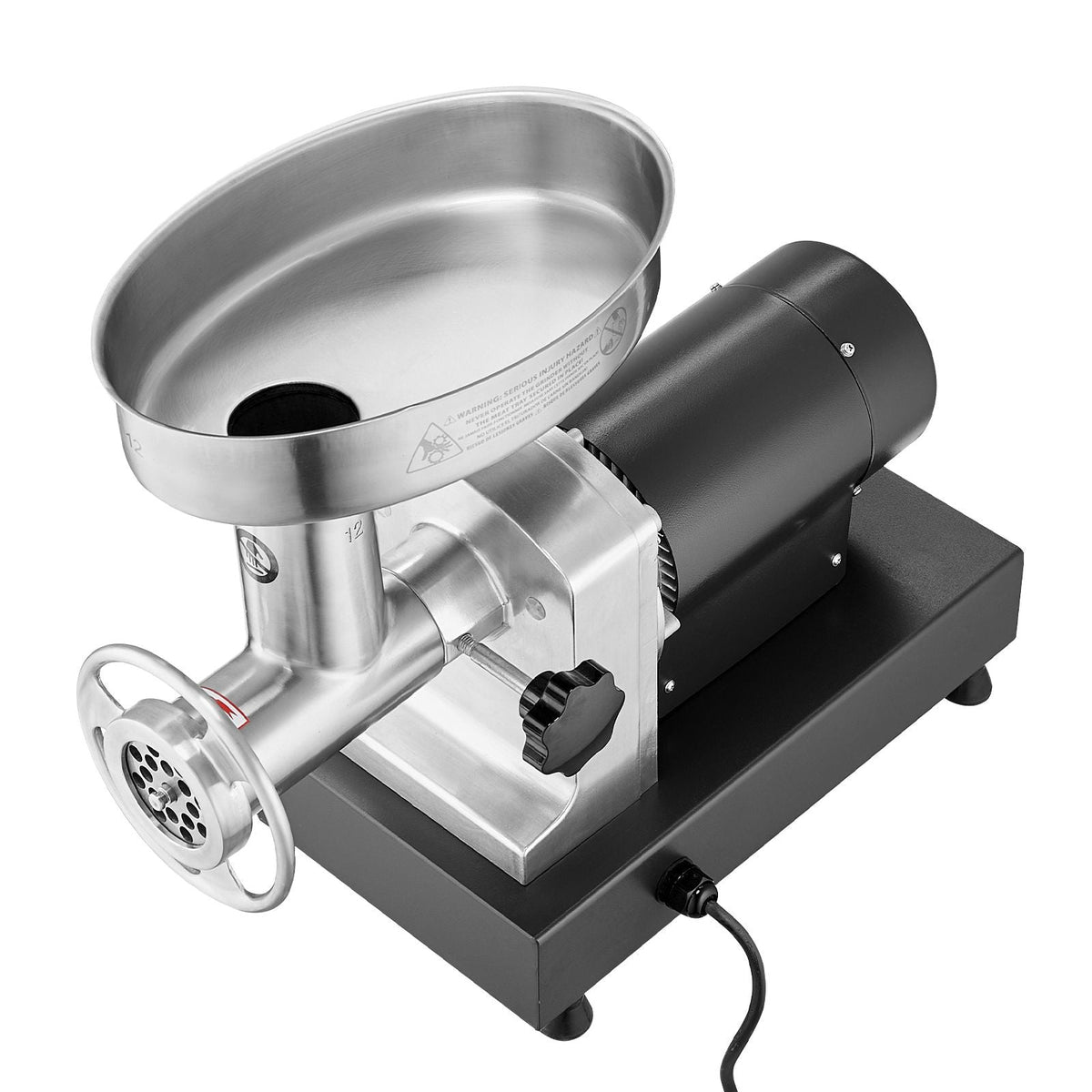 Meat Grinder, 9 Lbs/Min Capacity Electric Meat Grinders with Blade, Grinding Plate, Sausage Maker, Stainless Steel Commercial Meat Mincer for Kitchen Restaurant Butcher Store