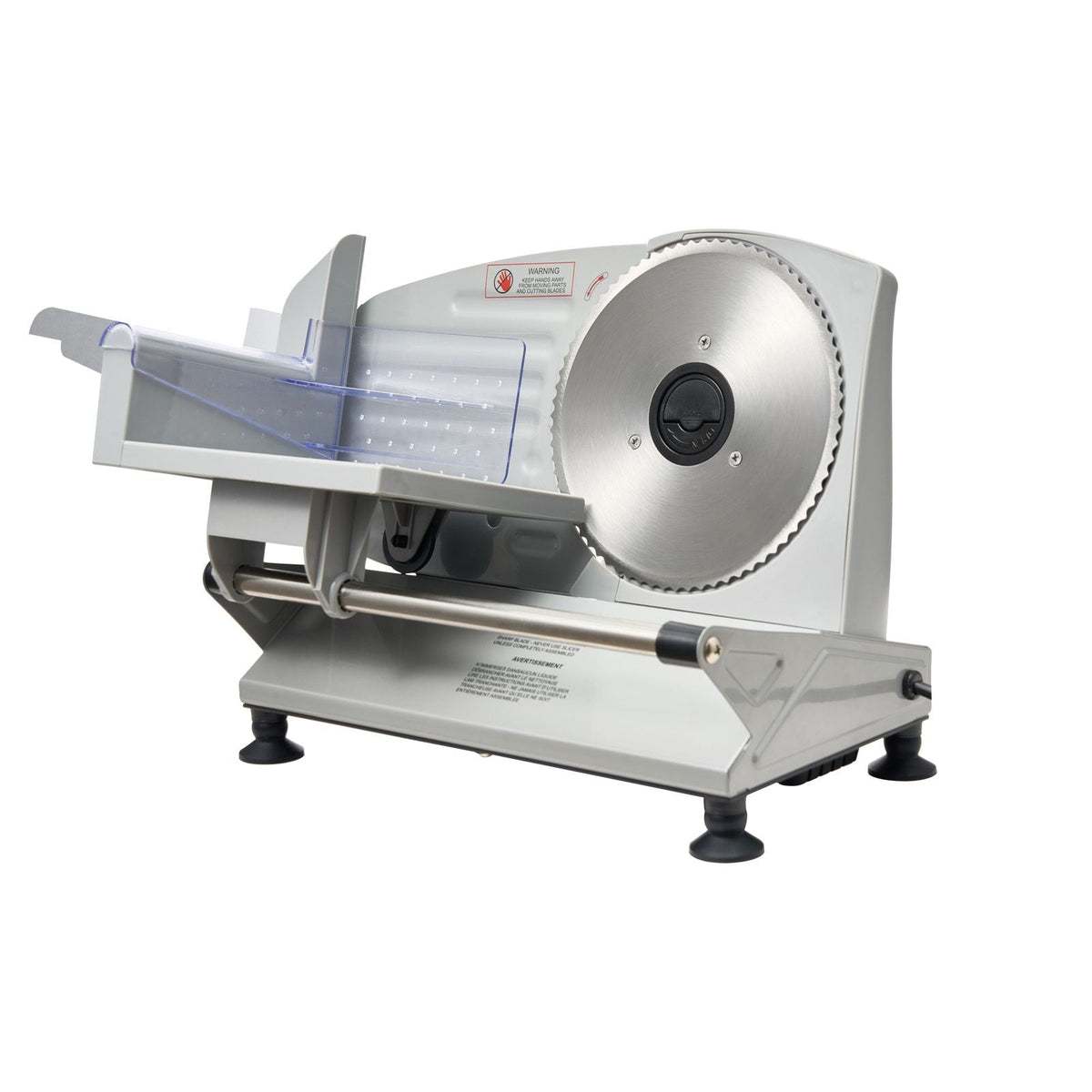 Meat Slicer, 6.7 inch 150W Electric Deli Slicer Machine with two SUS420 Blades, 0-0.6 inch Adjustable Thickness, ETL Certified Home Food-Slicer for Meat, Ham, Baguett, Steak