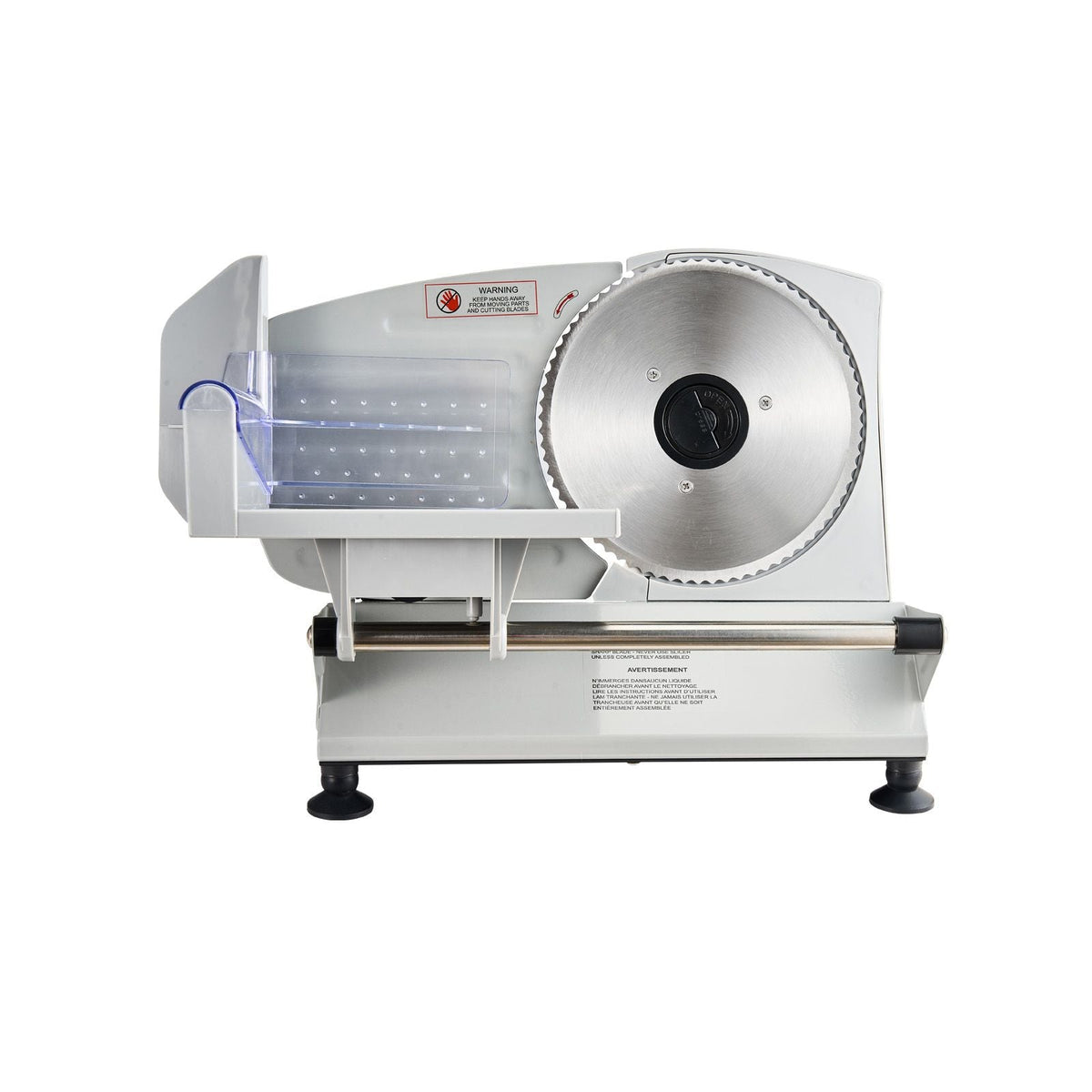 Meat Slicer, 6.7 inch 150W Electric Deli Slicer Machine with two SUS420 Blades, 0-0.6 inch Adjustable Thickness, ETL Certified Home Food-Slicer for Meat, Ham, Baguett, Steak