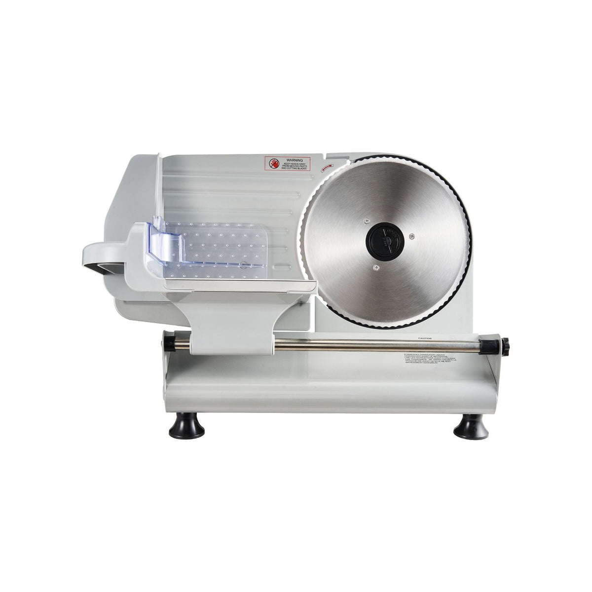 Meat Slicer, 8.6 inch 200W Electric Deli Slicer Machine with two SUS420 Blade, 0-0.6 inch Adjustable Thickness, ETL Certified Home Food-Slicer for Meat, Ham, Baguett, Steak