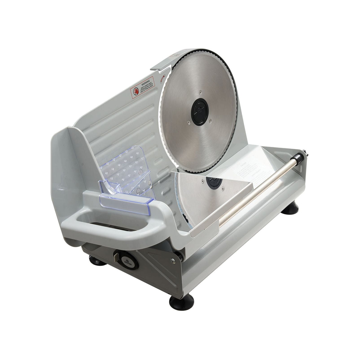 Meat Slicer, 8.6 inch 200W Electric Deli Slicer Machine with two SUS420 Blade, 0-0.6 inch Adjustable Thickness, ETL Certified Home Food-Slicer for Meat, Ham, Baguett, Steak