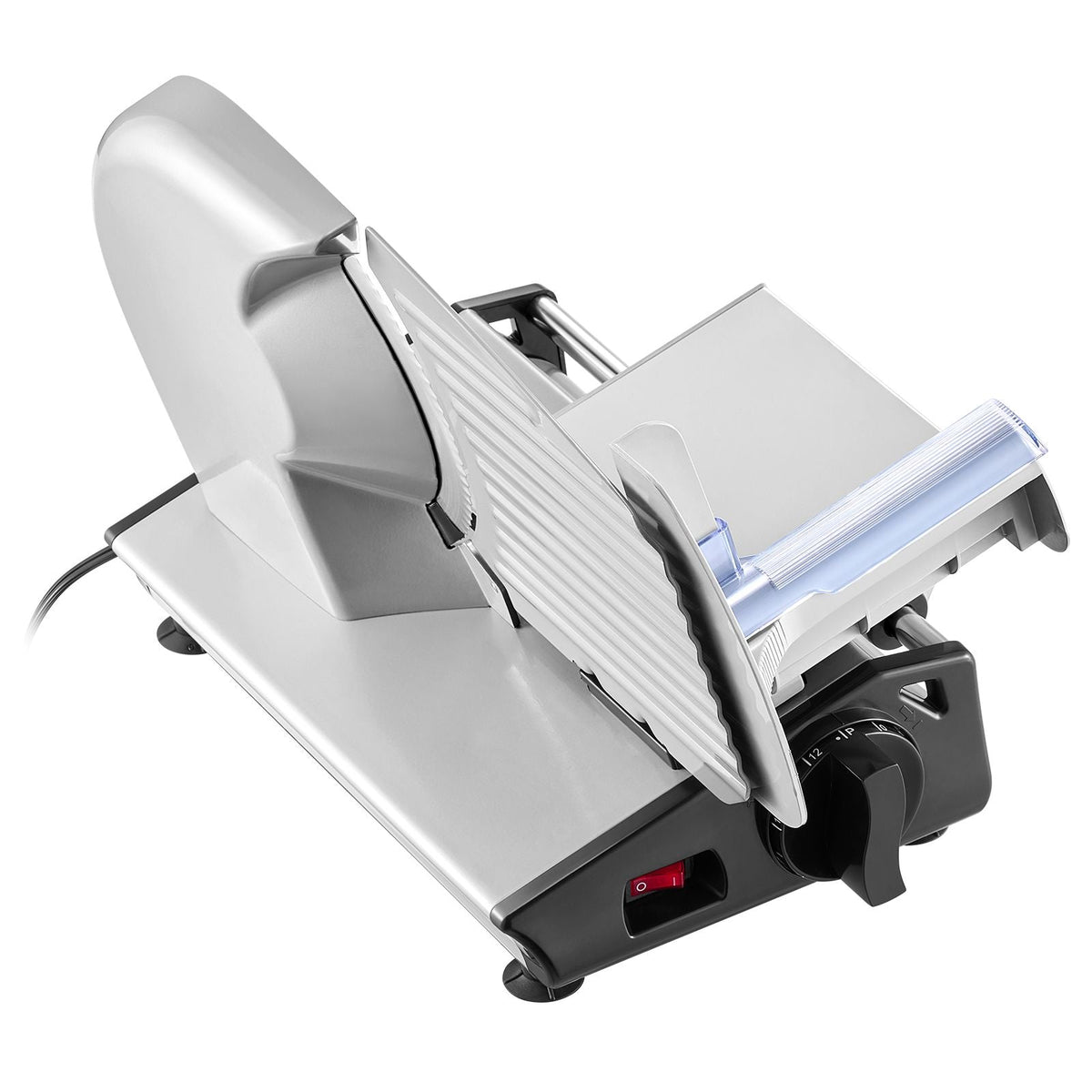 Meat Slicer, 8.7 inch Electric Deli Food Slicer, 180W Meat Cutter with Two Premium SUS420 Blades, 0-0.6 inch Adjustable Thickness, Food Slicer Machine for Meat, Hard Bread and Cheese, Home Use