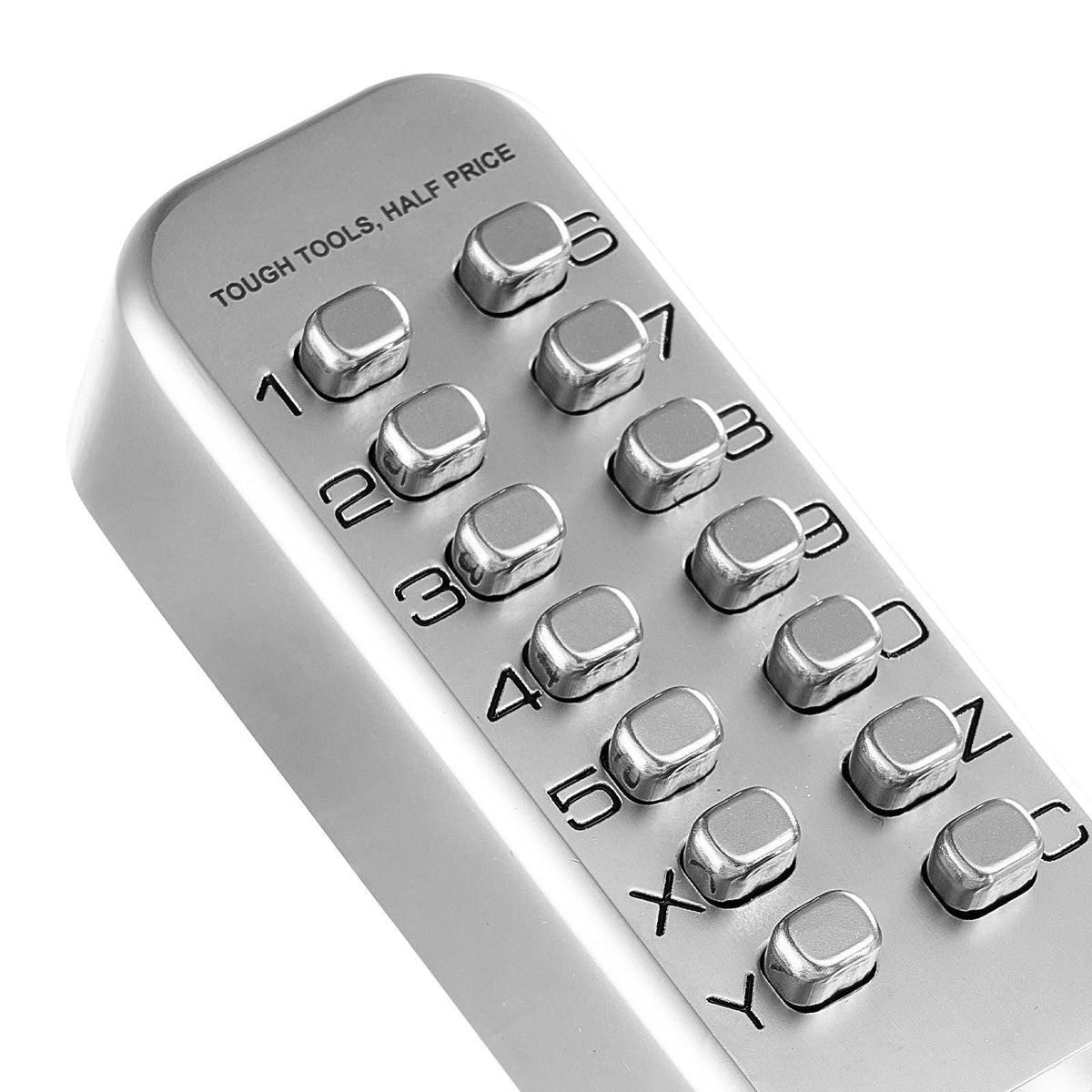 Mechanical Keyless Entry Door Lock, 14 Key Mechanical Door Lock, Mechanical Keypad Door Lock with Handle, Stainless Steel Waterproof Keyless Gate Lock, for Home Office Outdoor Fence Garage Yard