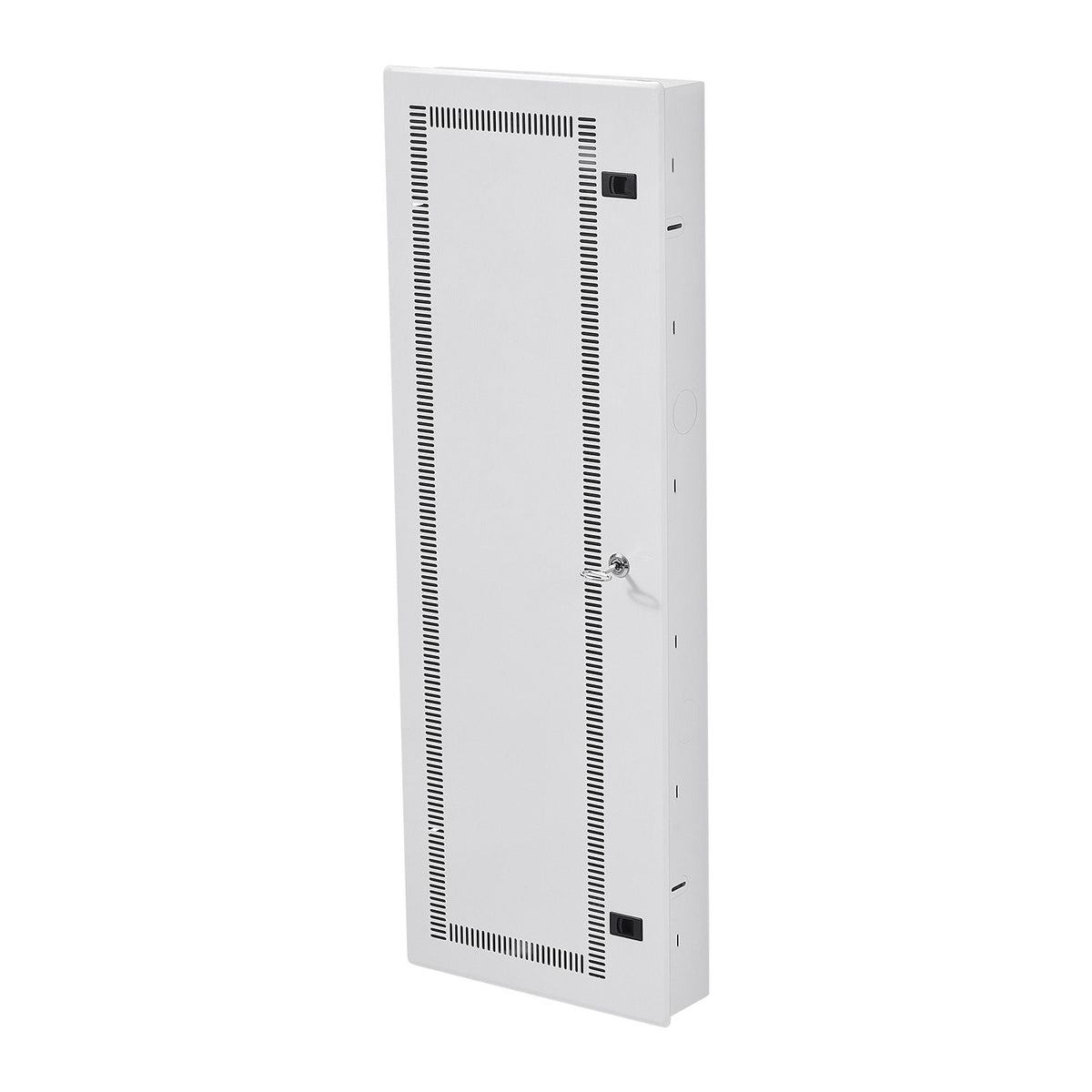 Media Enclosure, 42-Inch, Structured Media Center with Vented Hinged Door, Cable Management Box, Structured Wiring Multi-Media Cabinet, Recessed Electrical Media Box, for Network Distribution