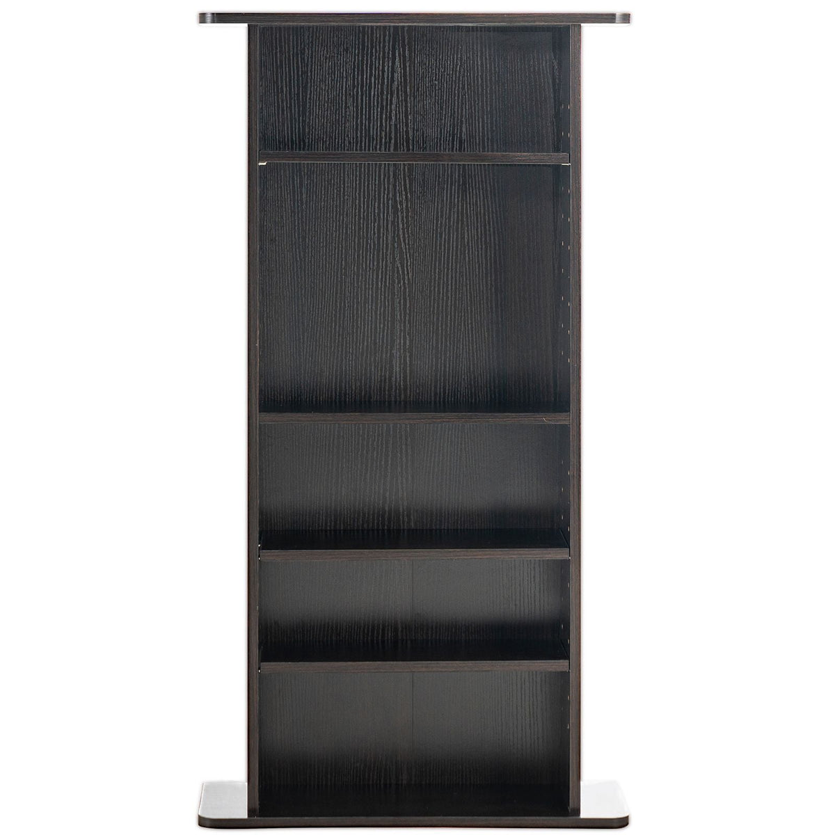 Media Storage Cabinet, 5-layer DVD Shelf Holds up to 240 CDs, Adjustable CD Shelves, Protects & Organizes Music, Movie, Video Games or Memorabilia Collections, Espresso