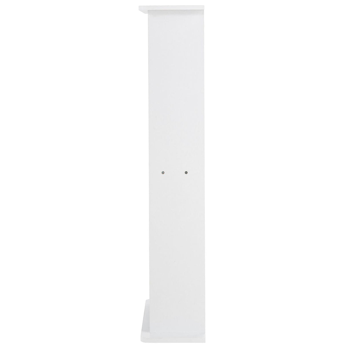 Media Storage Cabinet, 5-layer DVD Shelf Holds up to 240 CDs, Adjustable CD Shelves, Protects & Organizes Music, Movie, Video Games or Memorabilia Collections, White