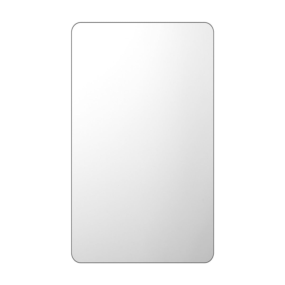 Medicine Cabinet, 16 x 24 inch, Medicine Cabinet for Bathroom with Mirror, Aluminum Frame Bathroom Wall Cabinet, 2-layer Adjustable Shelves, Recessed & Wall-mounted Installation