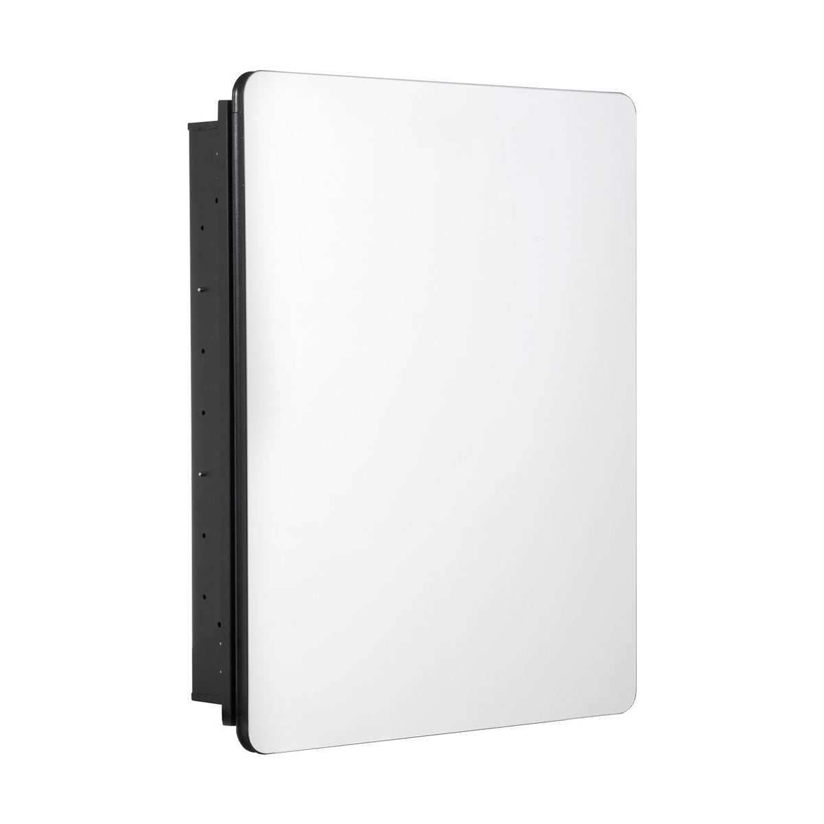 Medicine Cabinet, 24 x 30 inch, Medicine Cabinet for Bathroom with Mirror, Aluminum Frame Bathroom Wall Cabinet, 2-layer Adjustable Shelves, Recessed & Wall-mounted Installation