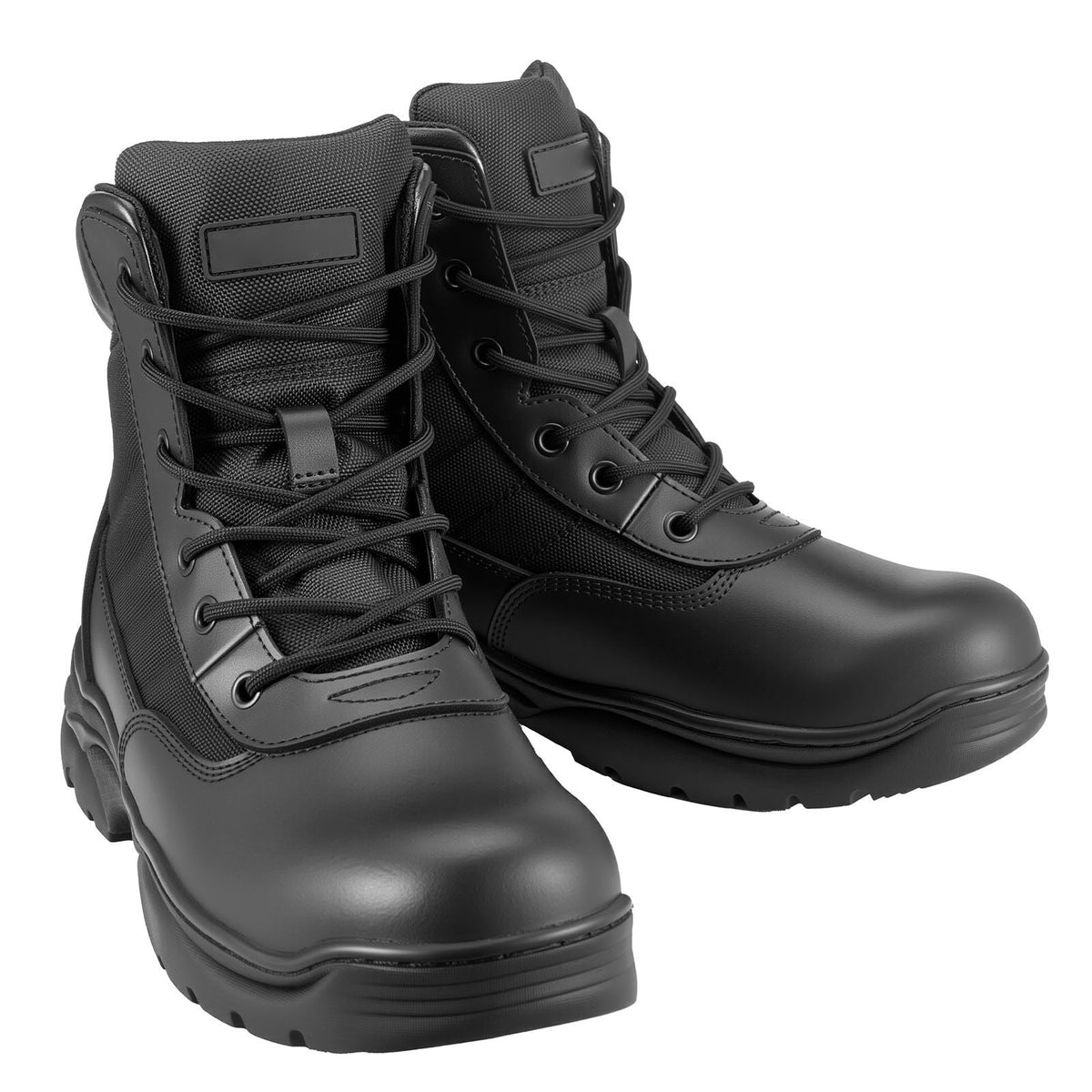 Men's Military Tactical Boots, 6 inch Combat Hiking Work Boots, Lightweight & Breathable & Sturdy Mens Motorcycle Interceptor Trooper Boot, for Outdoor Security Mountaineering, US Size 12
