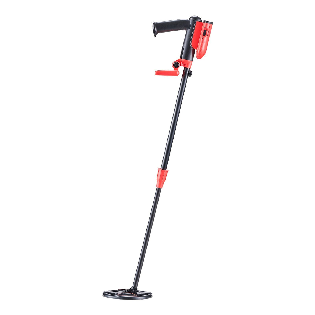 Metal Detector, 6", Lightweight Metal Detector with LCD Display, IP68 Waterproof Search Coil, Adjustable 22.8"-33.8" High Accuracy Gold Detector, Easy to Use, for Detecting Gold Treasure Hunting