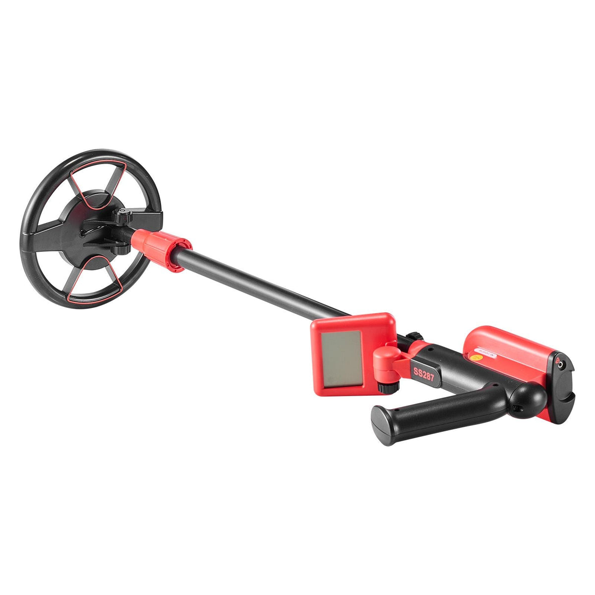 Metal Detector, 6", Lightweight Metal Detector with LCD Display, IP68 Waterproof Search Coil, Adjustable 22.8"-33.8" High Accuracy Gold Detector, Easy to Use, for Detecting Gold Treasure Hunting
