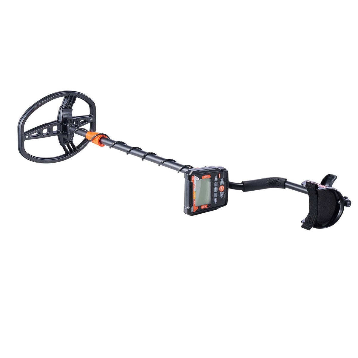 Metal Detector for Adults, 10", Professional High Accuracy Gold Detector, IP68 Waterproof Search Coil with Display, Headphones, 5 Modes, Adjustable Length, for Detecting Gold Treasure Hunting