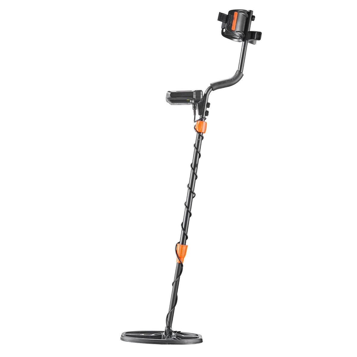 Metal Detector for Adults, 10", Professional High Accuracy Gold Detector, IP68 Waterproof Search Coil with Display, Headphones, 5 Modes, Adjustable Length, for Detecting Gold Treasure Hunting
