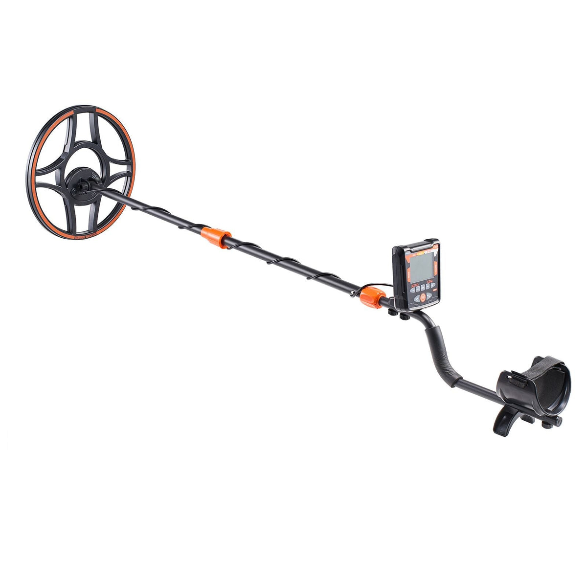 Metal Detector for Adults, 12", Professional High Accuracy Gold Detector, IP68 Waterproof Search Coil with Display, Headphones, 6 Modes, Adjustable Length, for Detecting Gold Treasure Hunting