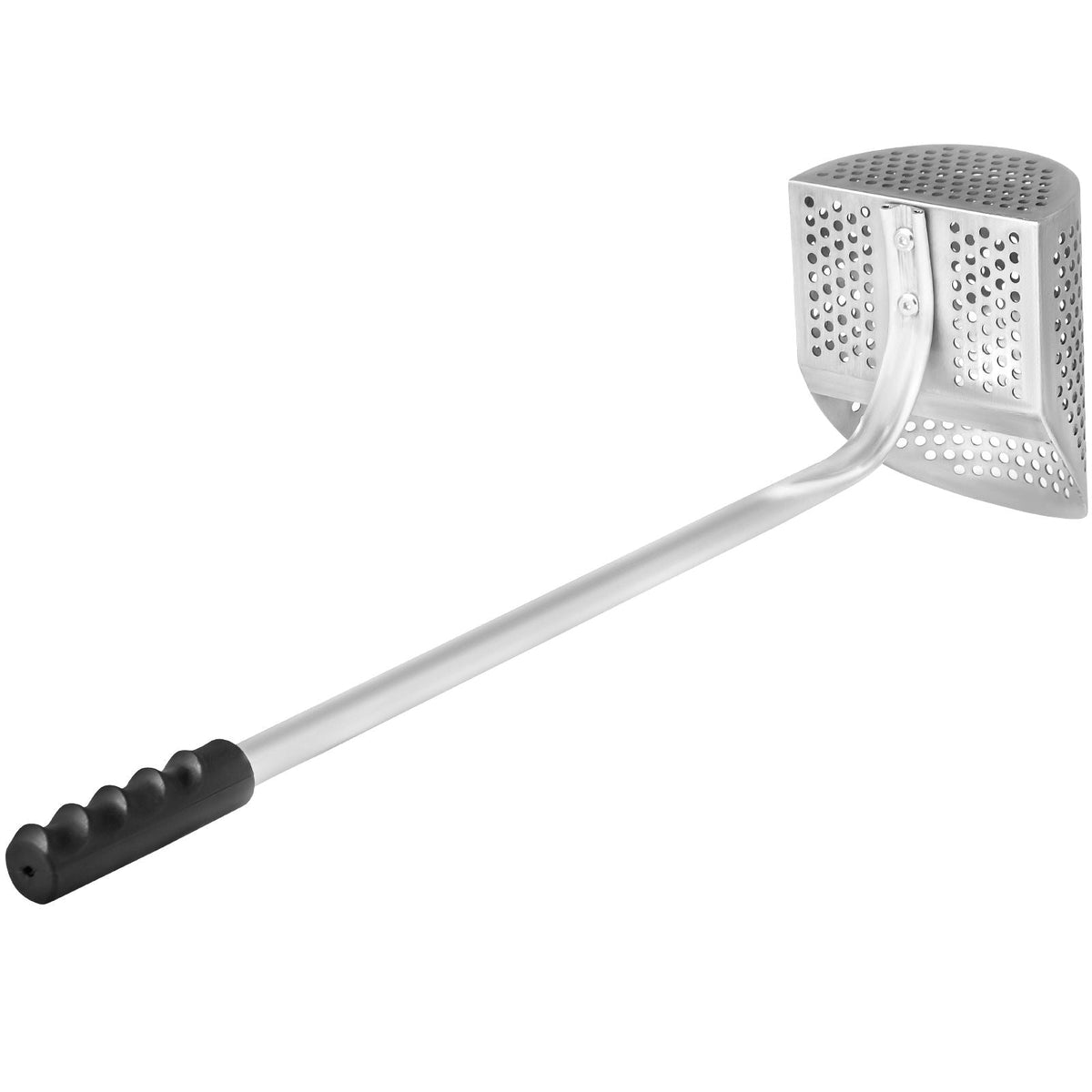 Metal Detector Sand Scoop, Stainless Steel Metal Detecting Beach Scoop Scoops, 10 MM Hole Beach Metal Detector Scoop Shovel, with Stainless Steel Handle Pole, for Metal Detecting Treasure Huntin
