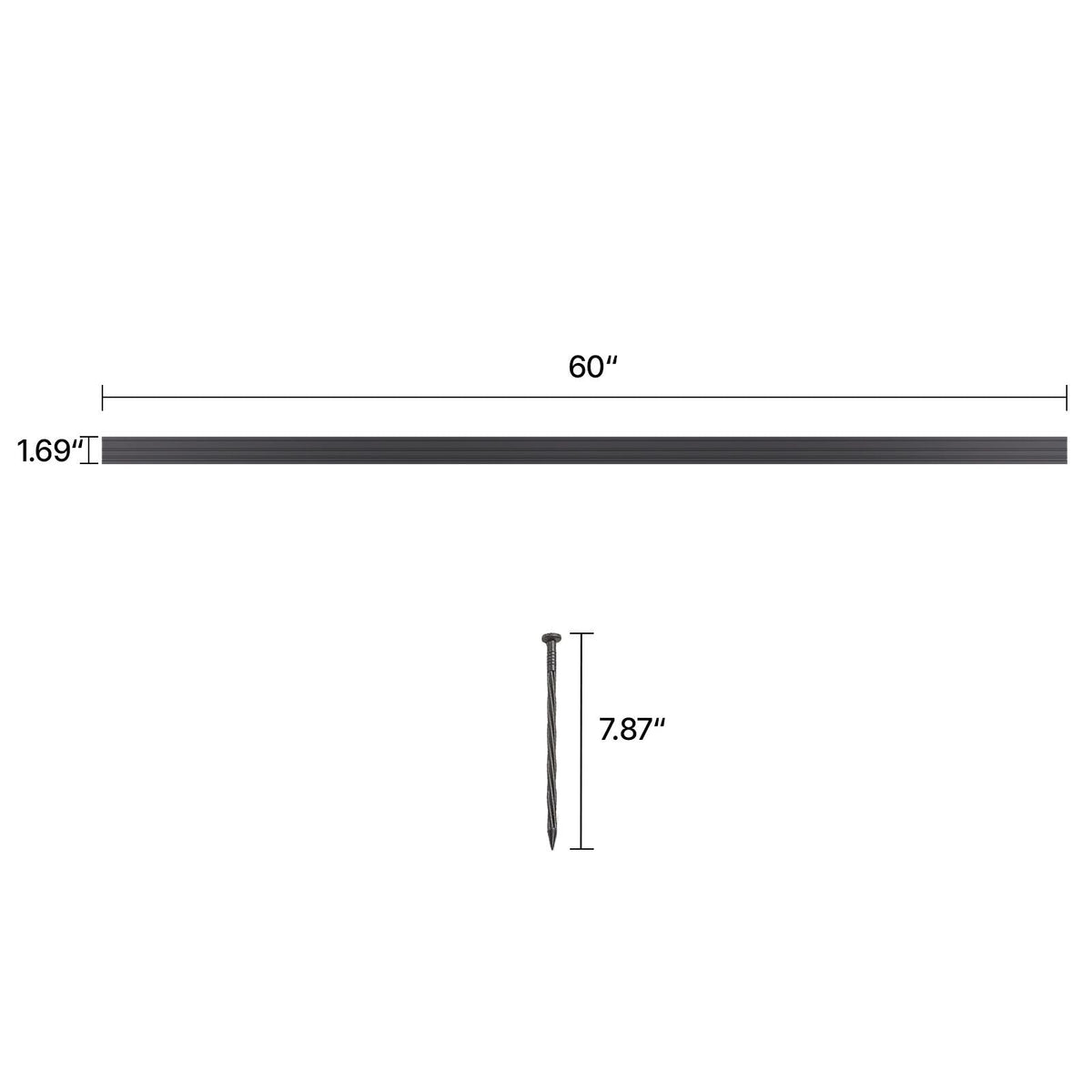 Metal Landscape Edging, 10 Packs 60 in Rust-Resistant Aluminum Alloy Landscape Edging, Bendable Garden Edging Border, Heavy Duty Lawn Edging Fence for Flower Bed Yard Pathway