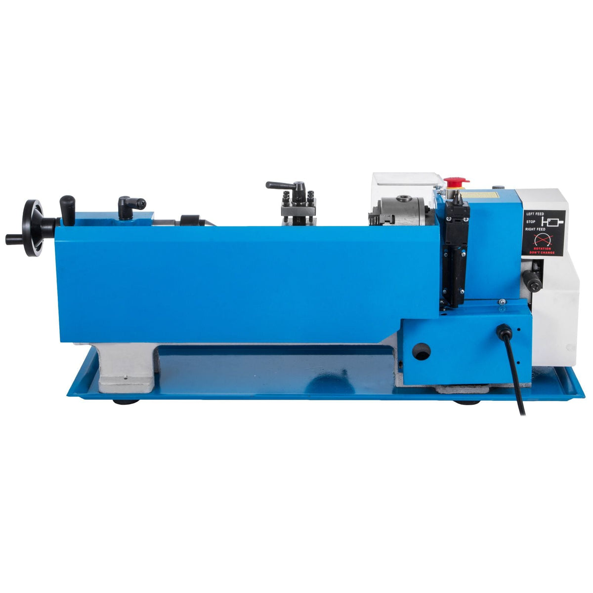Metal Lathe 7"x12",Precision Bench Top Mini Metal Lathe 550W, Metal Lathe Variable Speed 50-2500 RPM Nylon Gear With A Movable Lamp for Precision Parts Processing