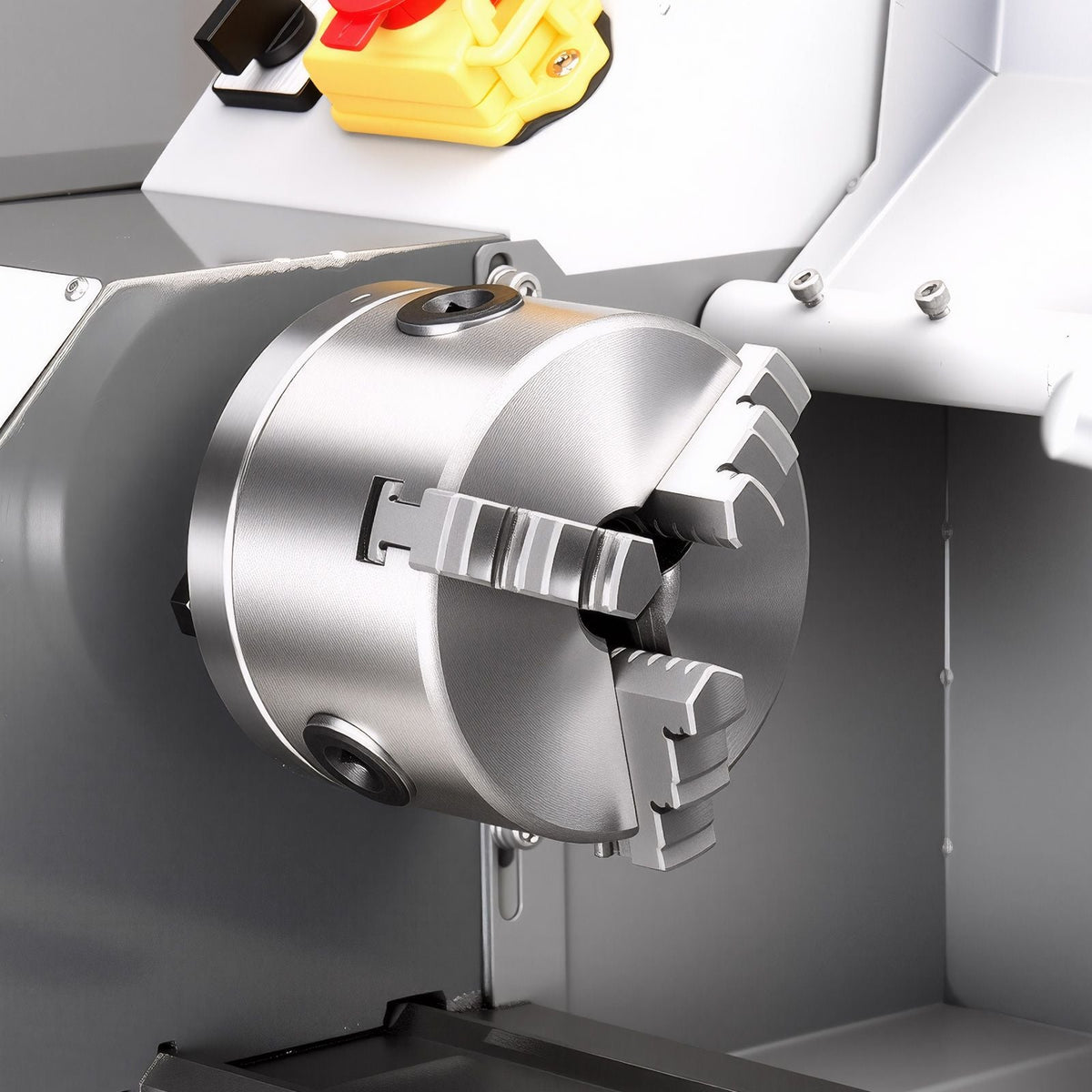 Metal Lathe, 8 x 16 in, 550W Benchtop Lathe Machine, 0-2500 RPM Variable Speed, with 0.0003 in Spindle Accuracy Metal Gear, for Processing Precision Parts Imperial/Metric Thread Soft Metals Wood