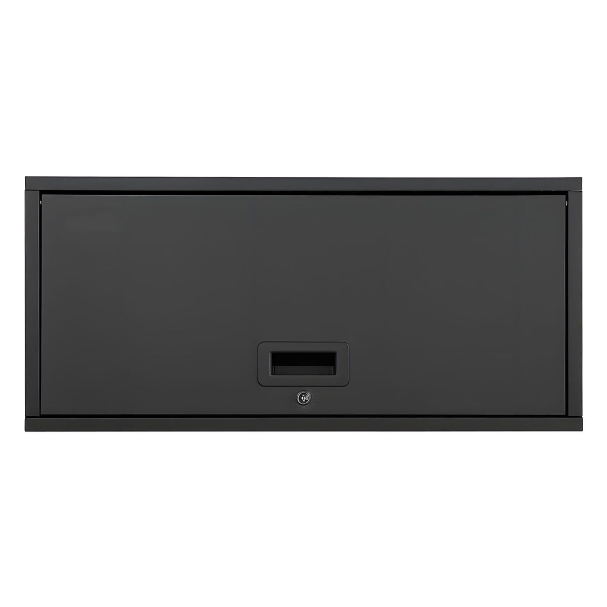 Metal Wall Cabinet, 27.56W x 12.01D x 14.02H Inch, Floating Garage Tool Cabinet with Up-Flip Door, 120 lbs Load per Shelf, Fit for Garage, Basement, Kitchen, Warehouse, Assembly Required