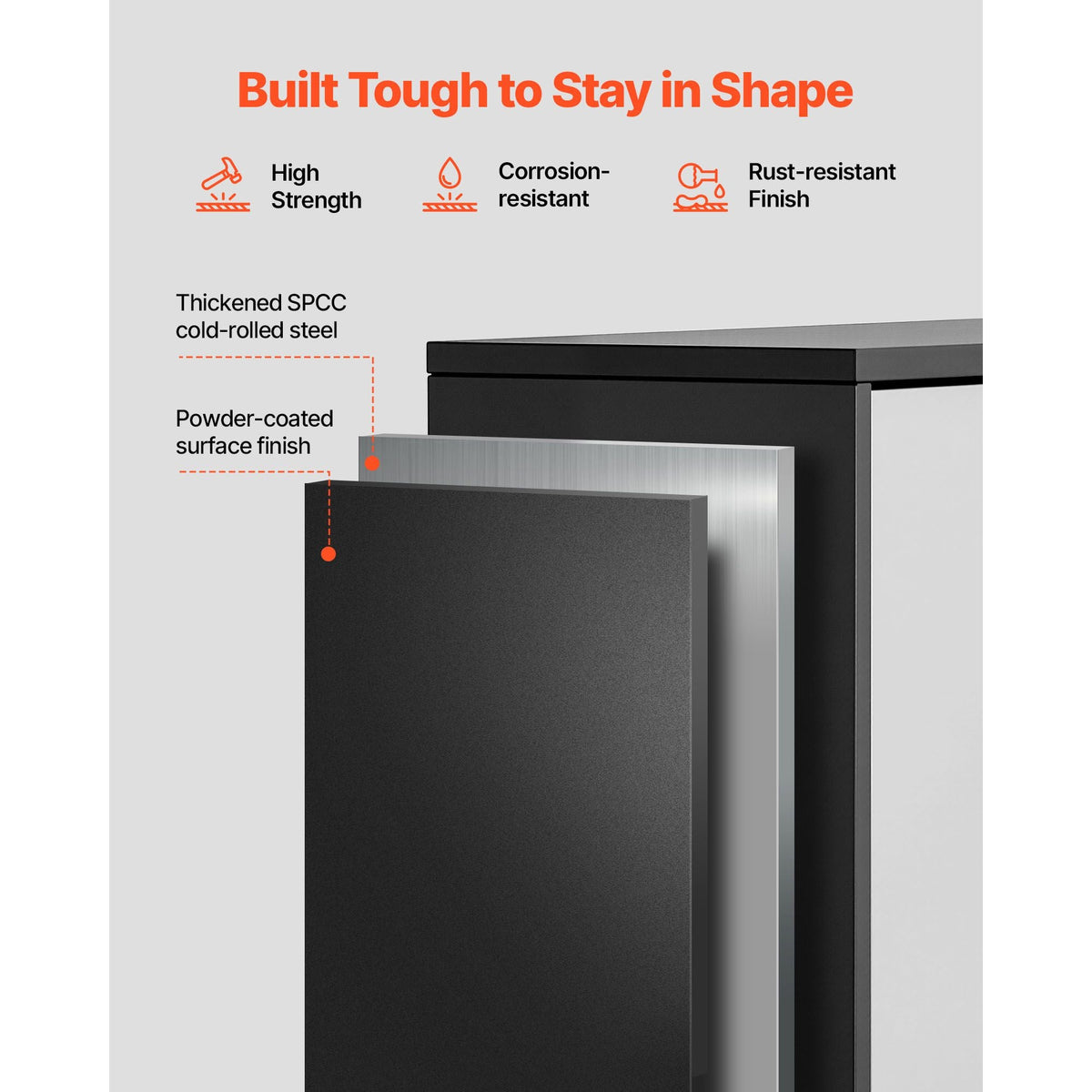 Metal Wall Cabinet, 27.56W x 12.01D x 19.69H Inch, Floating Garage Tool Cabinet with Up-Flip Door and Shelf, 240 lbs Load Capacity, Fit for Garage, Basement, Kitchen, Warehouse Assembly Required