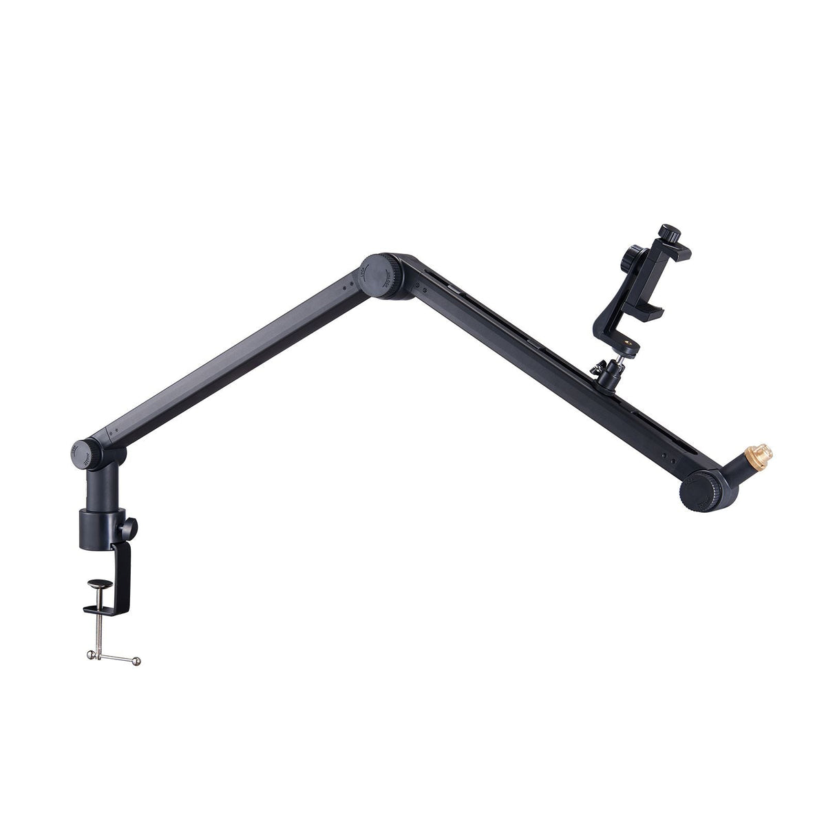 Microphone Boom Arm with Desk Mount, 360° Rotatable, Adjustable Mic Stand with 3/8" to 5/8" Adapter Port, for Recording Blue Yeti Hyperx Quadcast Blue Snowball Shure SM7B Audio Technica