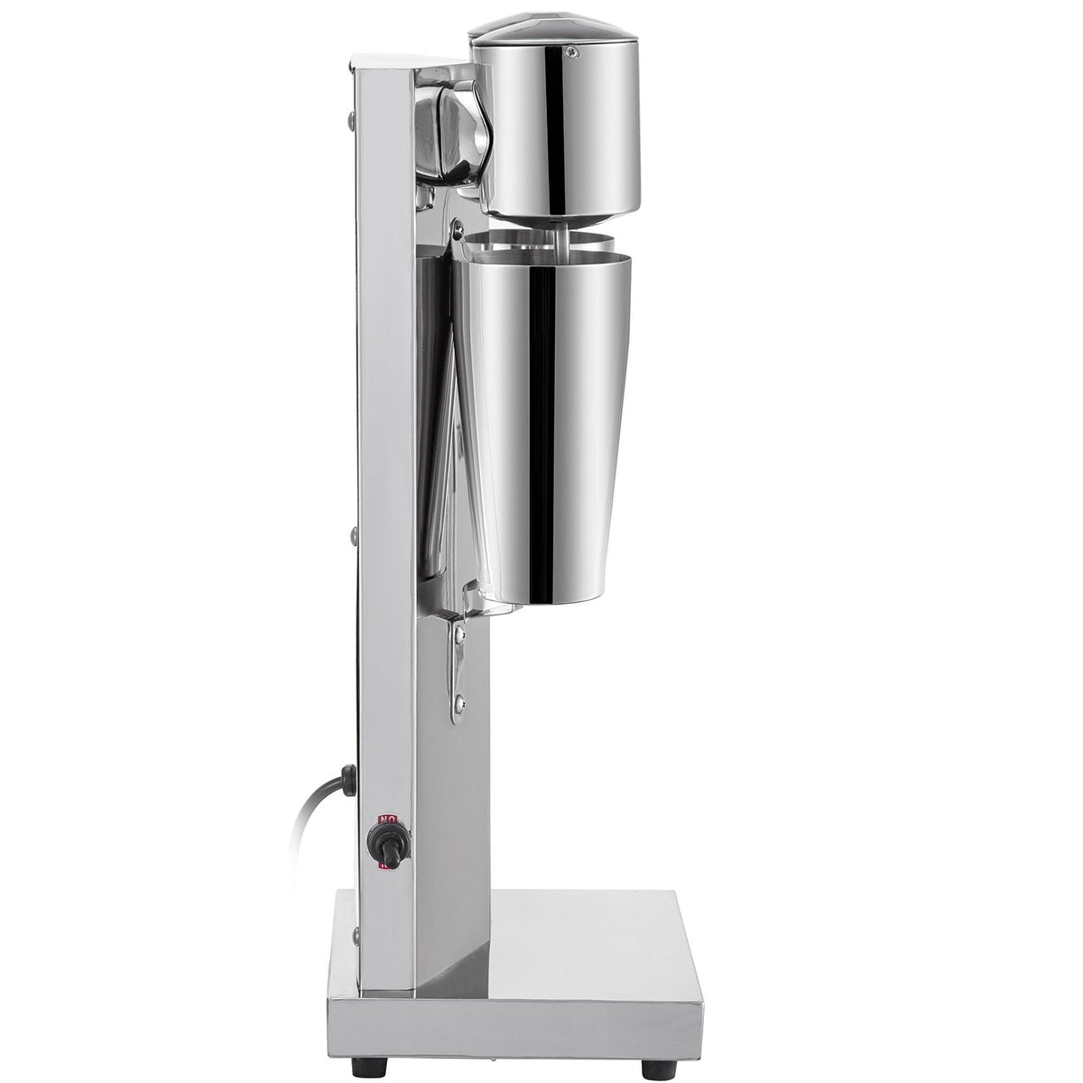 Milkshake Maker Kit, Stainless Steel Electric Milkshake Maker, 180W Milkshake Machine, Double Head Classic Milkshake Maker with 800ml Cup, Silver Milkshake Maker Machine, 2 Speed Adjustable