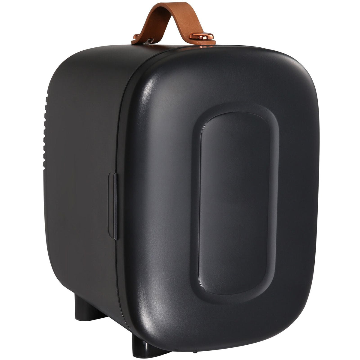 Mini Fridge, 4 Liter/6 Can Small Refrigerator for Beverage Skincare & Cosmetic, AC/DC Cooler & Warmer, Mute Portable Tiny Fridge for Bedroom Office Dorm Desk Car Travel, ETL Certified, Black