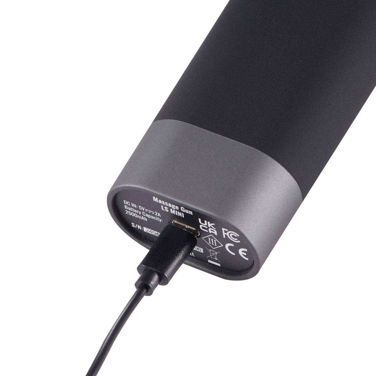 Mini Massage Gun, Percussion Muscle Massage Gun for Athletes - with 5 Speed Levels & 6 Massage Heads, 7.4V 2500mAh Batteries, Handheld Small Massage Gun for Pain Relief, Muscle Relaxation