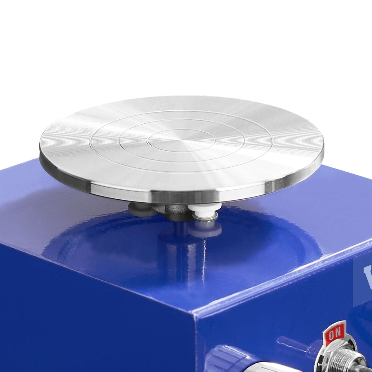 Mini Pottery Wheel, for Kids or Beginners, 2 Turntables 2.6in/3.9in Ceramic Wheel Machine, Adjustable 0-300RPM Speed ABS Detachable Basin, 17 Pottery Accessories, Work Art Craft DIY, 30W, Blue