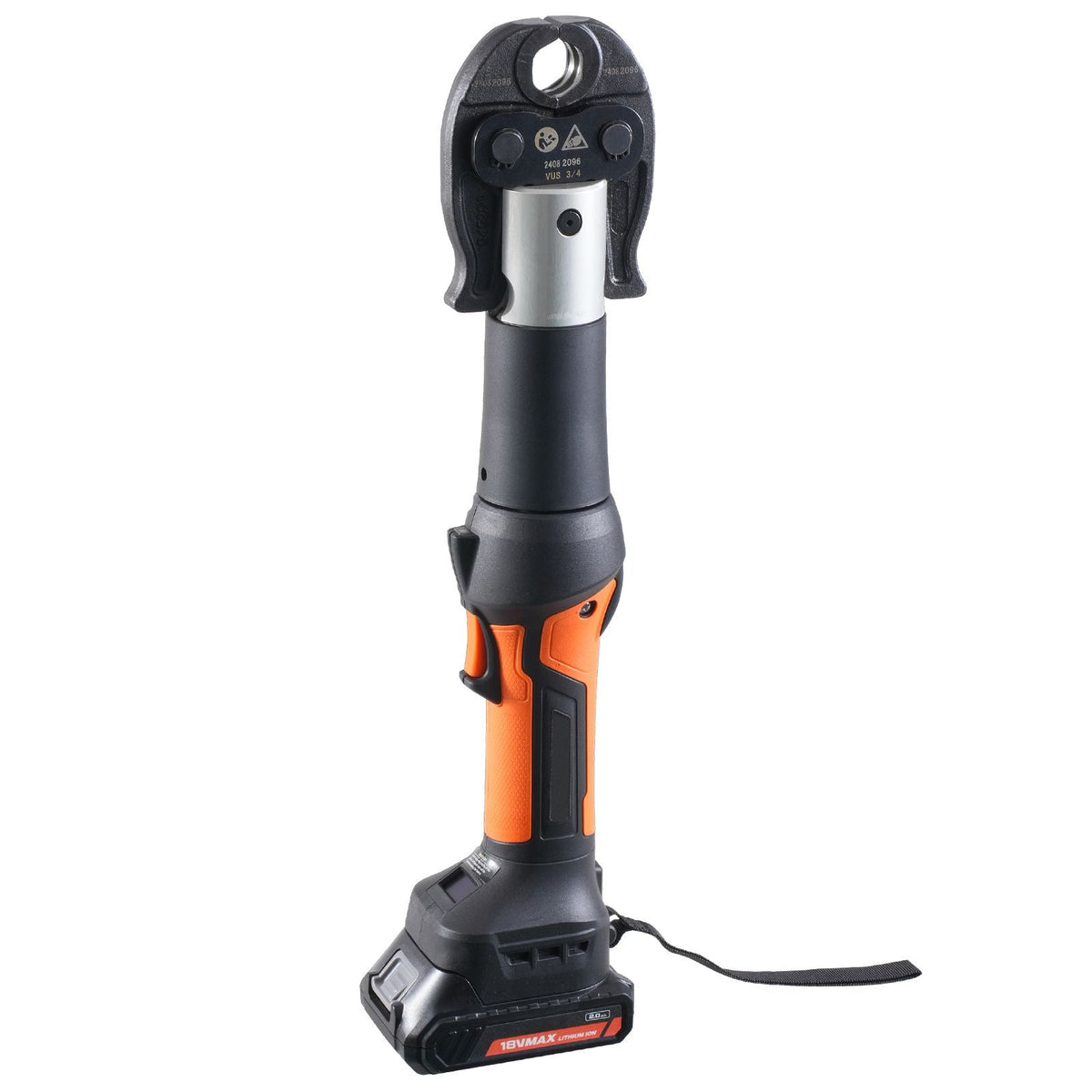 Mini ProPress Tool, 18V Electric Pipe Crimping Tool for 1/2", 3/4", 1" Copper Pipes, Press Tool Kit with 3 Pro Press Jaws, 2pcs 18V 2AH Battery, Fast Charger & Carrying Case