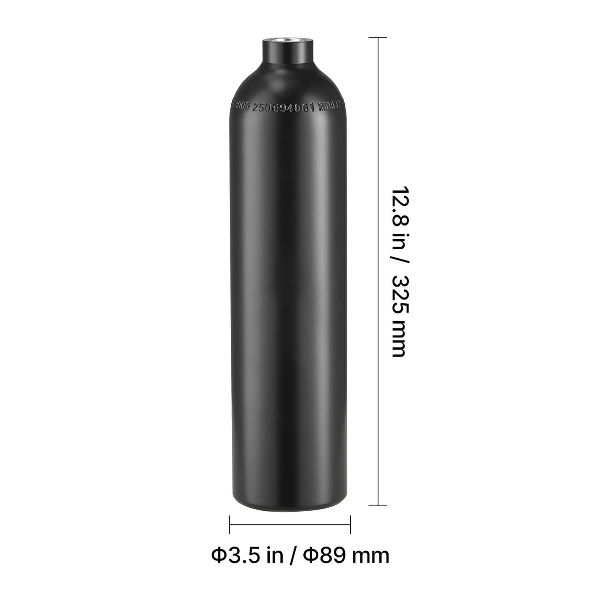 Mini Scuba Tank, 1L Portable Diving Tank for Underwater Breathing, Reusable Lung Diving Cylinder up to 20 Minutes Dive Time, Emergency Rescue Pony Bottle with Adapter & Goggles for Snorkeling