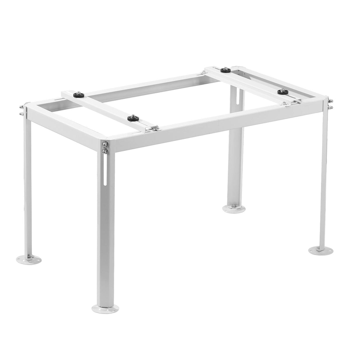 Mini Split Ground Stand, Adjustable Anti-Vibration Mini Split Stand for 9000-36000 BTU Ductless Air Conditioner Heat Pump, Heavy Duty AC Base Bracket Floor Mount w/ 661LBS Max. Load Capacity