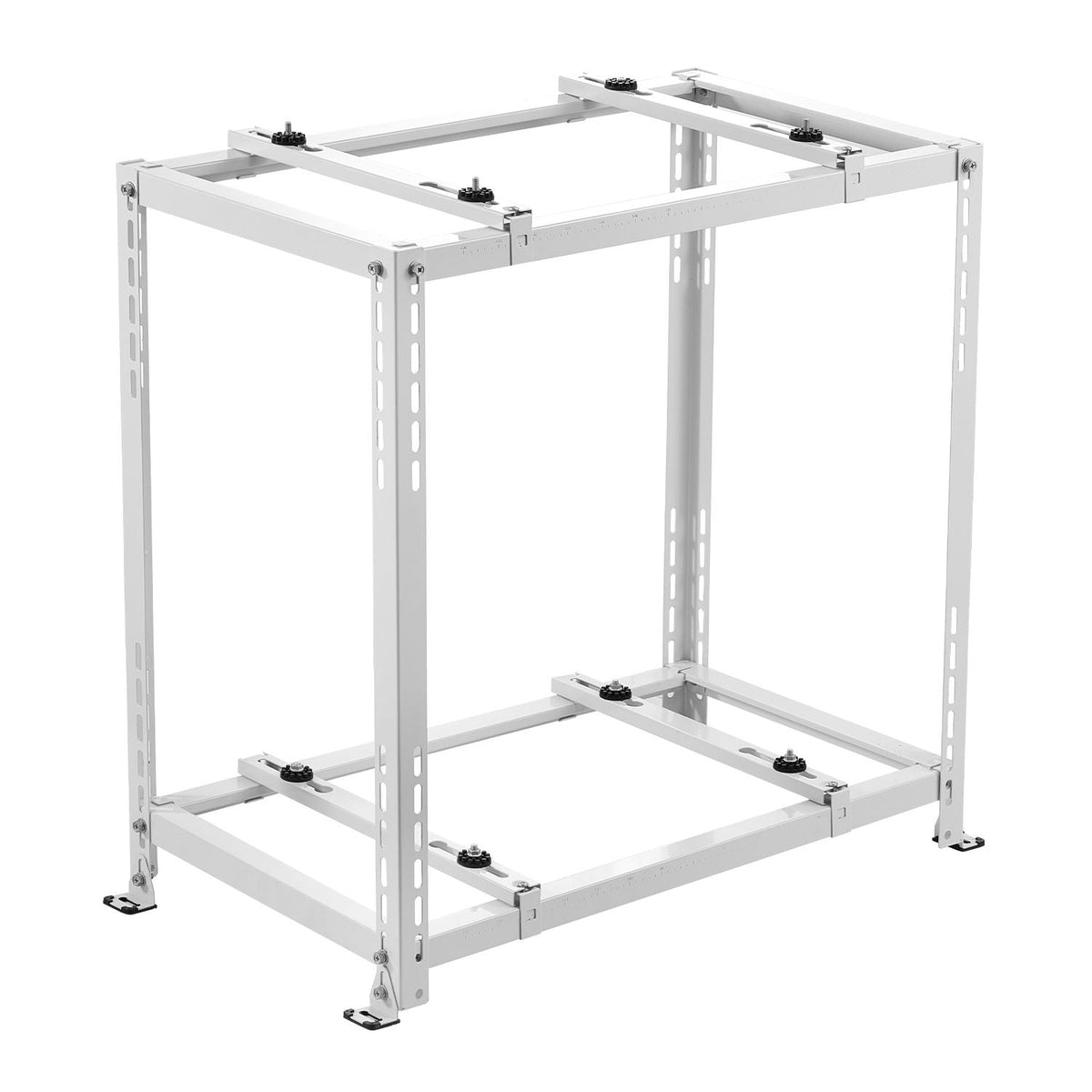 Mini Split Ground Stand, Anti-Vibration Mini Split Stand for 9000-18000 BTU Ductless Air Conditioner Heat Pump, Heavy Duty AC Base Bracket Floor Mount w/ 551LBS Max. Load,Dual Levels