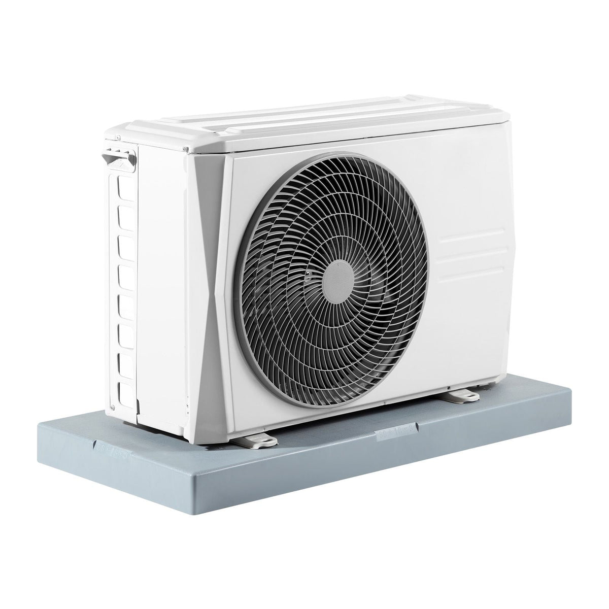 Mini Split Pad, for 9000-36000BTU Ductless Air Conditioner Heat Pump Systems, 38 x 18 x 3 inch Plastic Outdoor Condenser Equipment Anti-Vibration Pads for Heat Pump System, Max Load 400 lbs