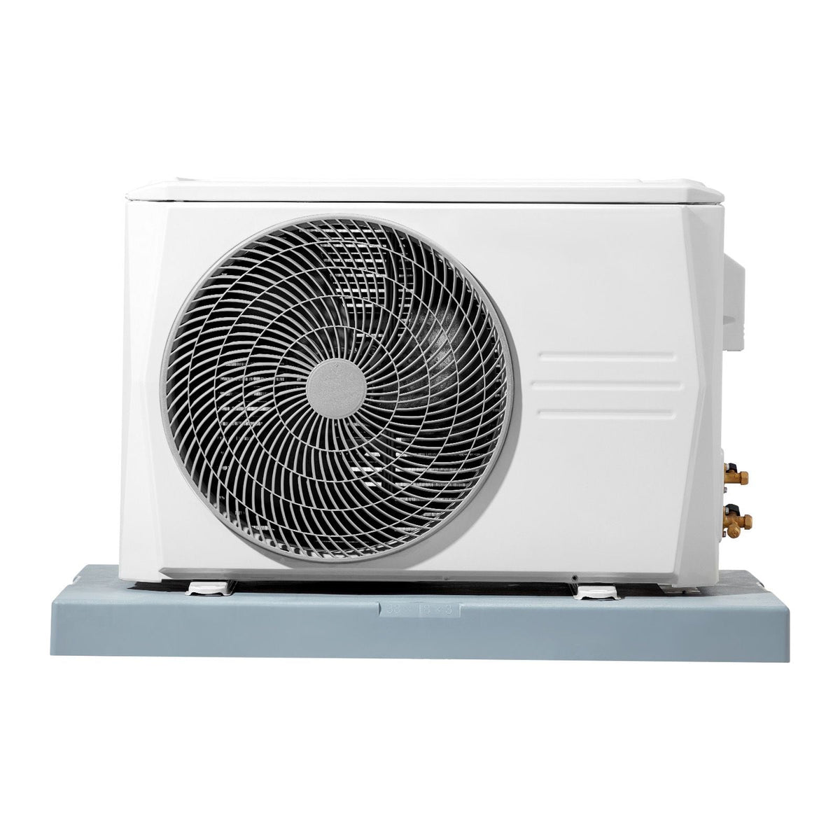 Mini Split Pad, for 9000-36000BTU Ductless Air Conditioner Heat Pump Systems, 38 x 18 x 3 inch Plastic Outdoor Condenser Equipment Anti-Vibration Pads for Heat Pump System, Max Load 400 lbs