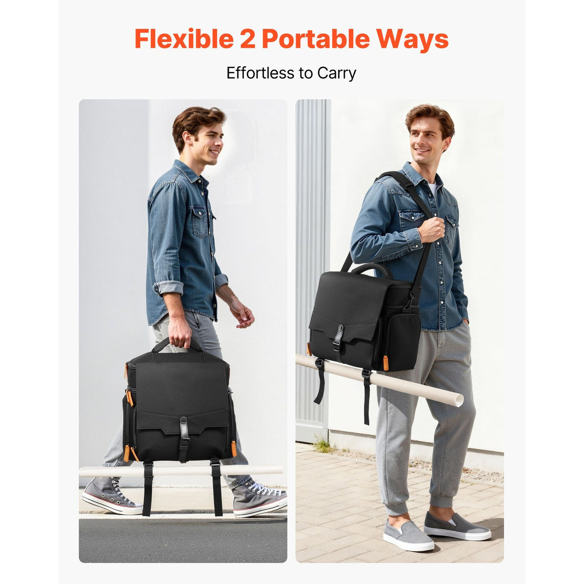 Miniature Storage Carrying Figure Bag, Fits 16 Infantry Minis, Miniature Transport Bag with Handle & Adjustable Shoulder Strap, 1 Foam Layer for Large Storage Capacity (Minis Not Included)